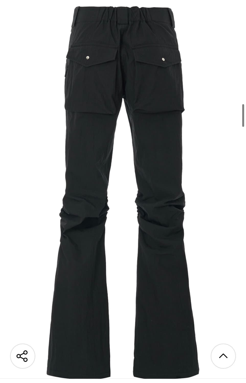 나체 exposure zip detail pants 바지 팬츠 블랙 상품이미지5