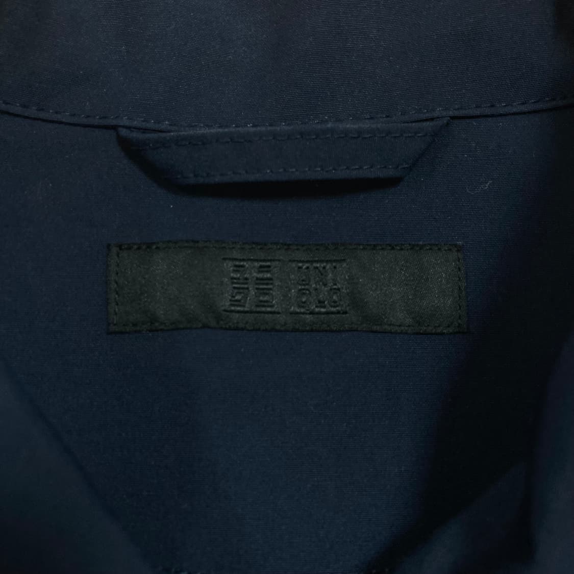 유니클로 x 장 미셸 바스키아 빅로고 네이비 코치 자켓 상품이미지4