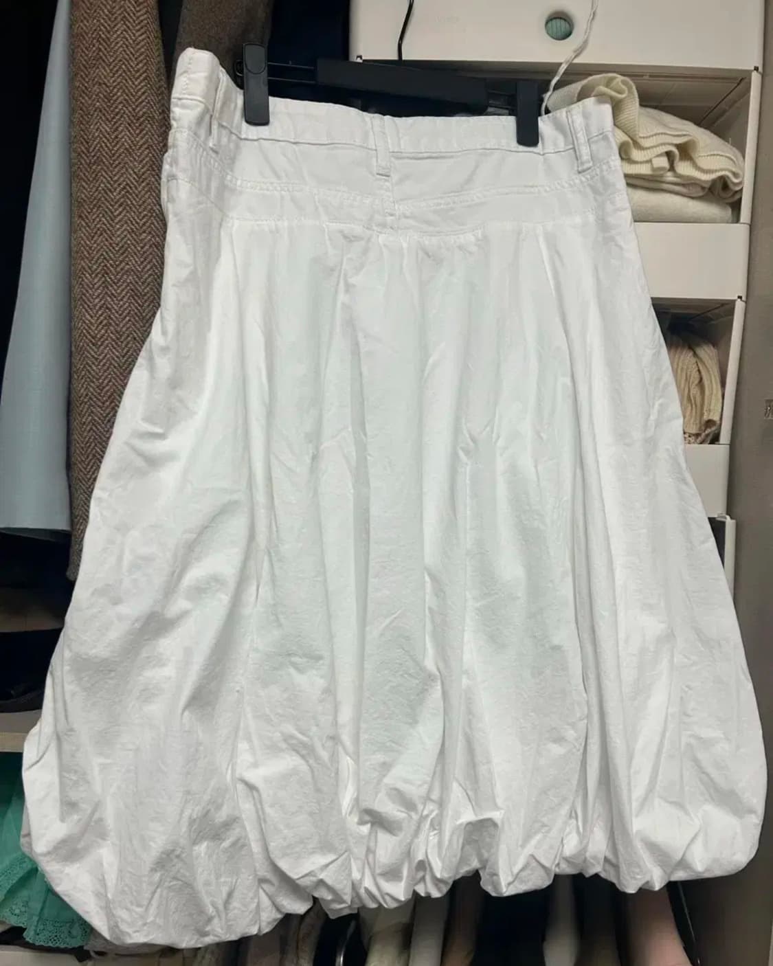 77사이즈 L사이즈) 자라 벌룬 미디 스커트 상품이미지5