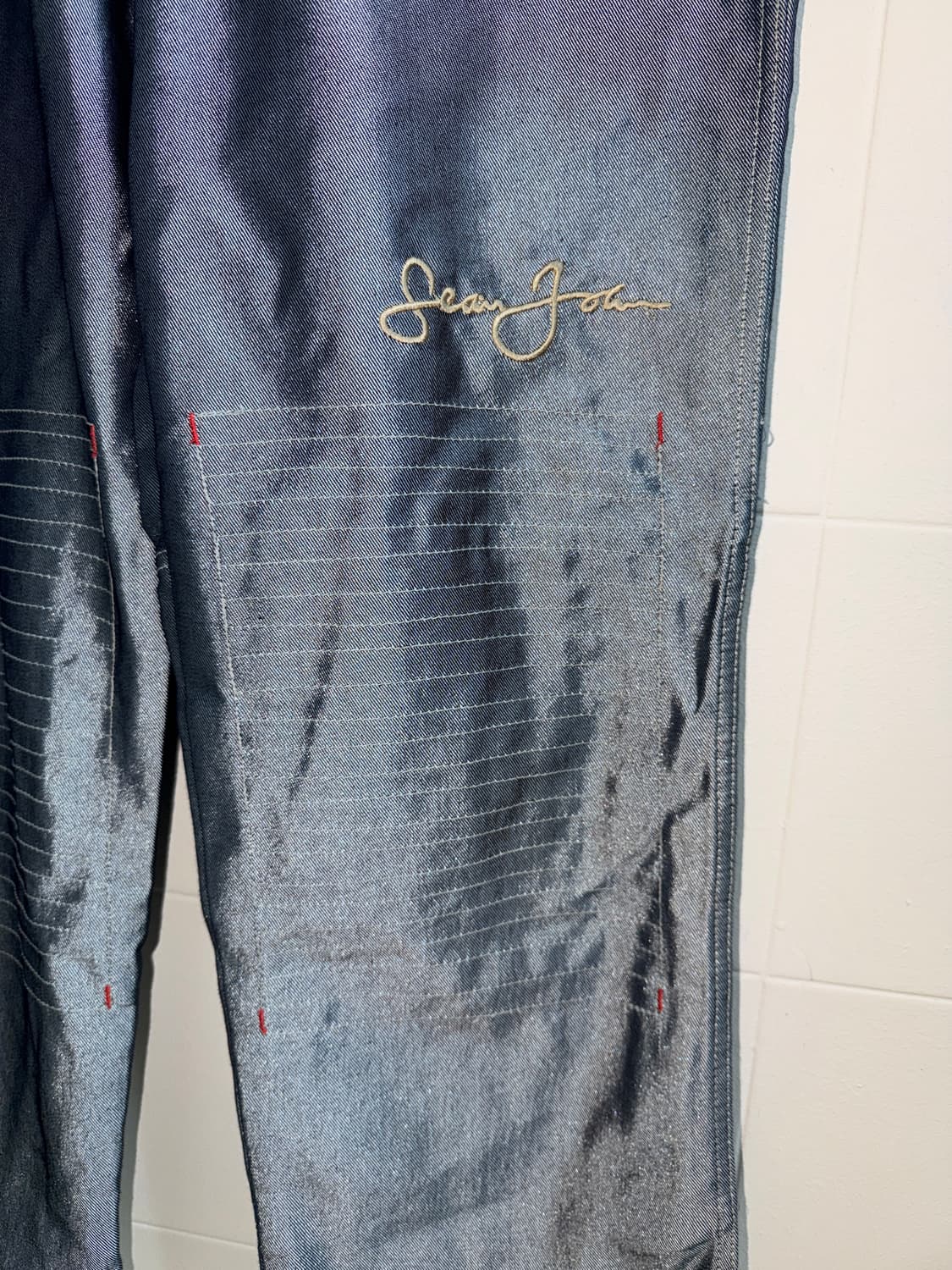 Sean John 실버 힙합 데님 팬츠 상품이미지6