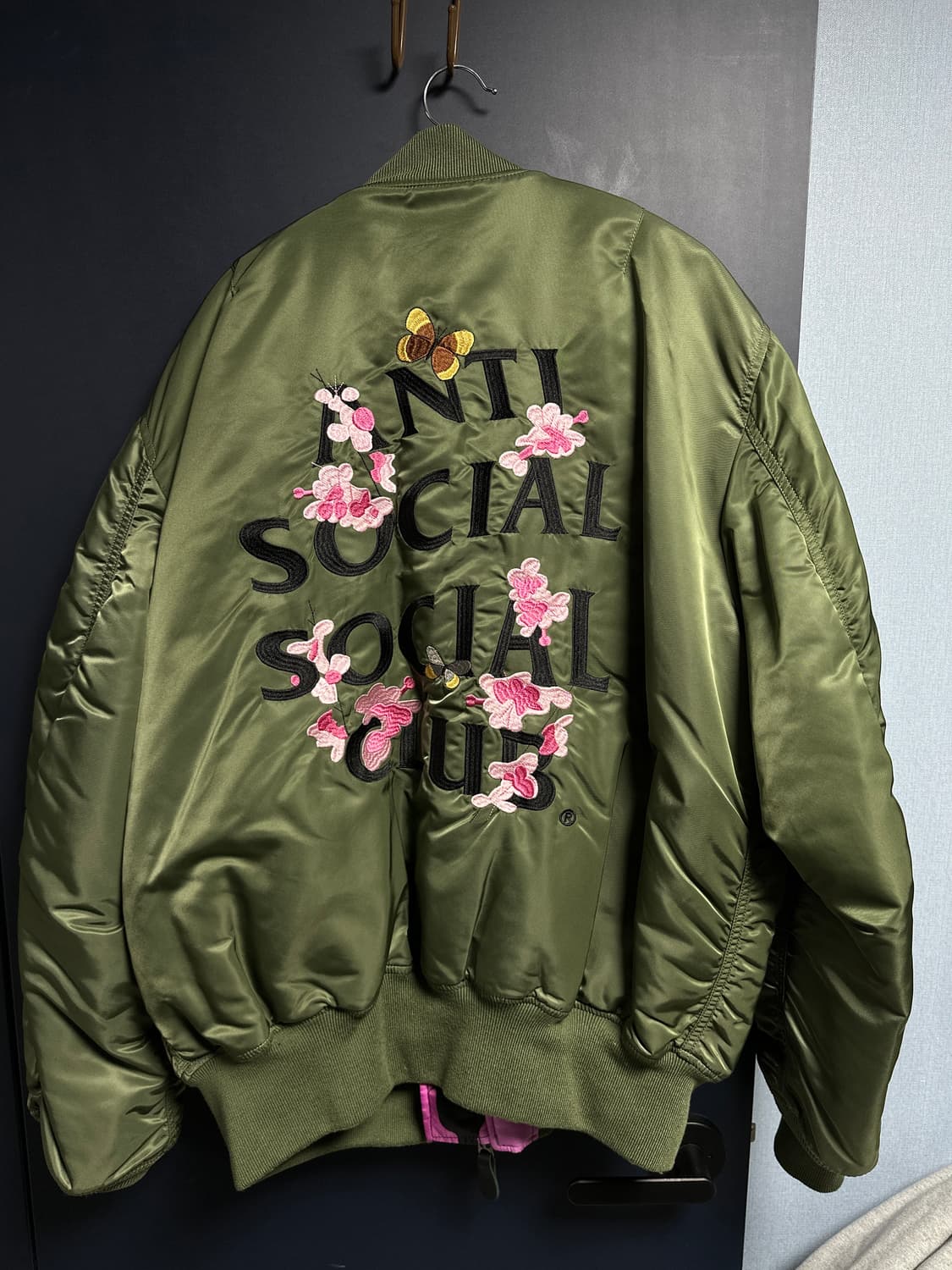 알파인더스트리 x 안티소셜소셜클럽 MA-1 2XL 사이즈 상품이미지4