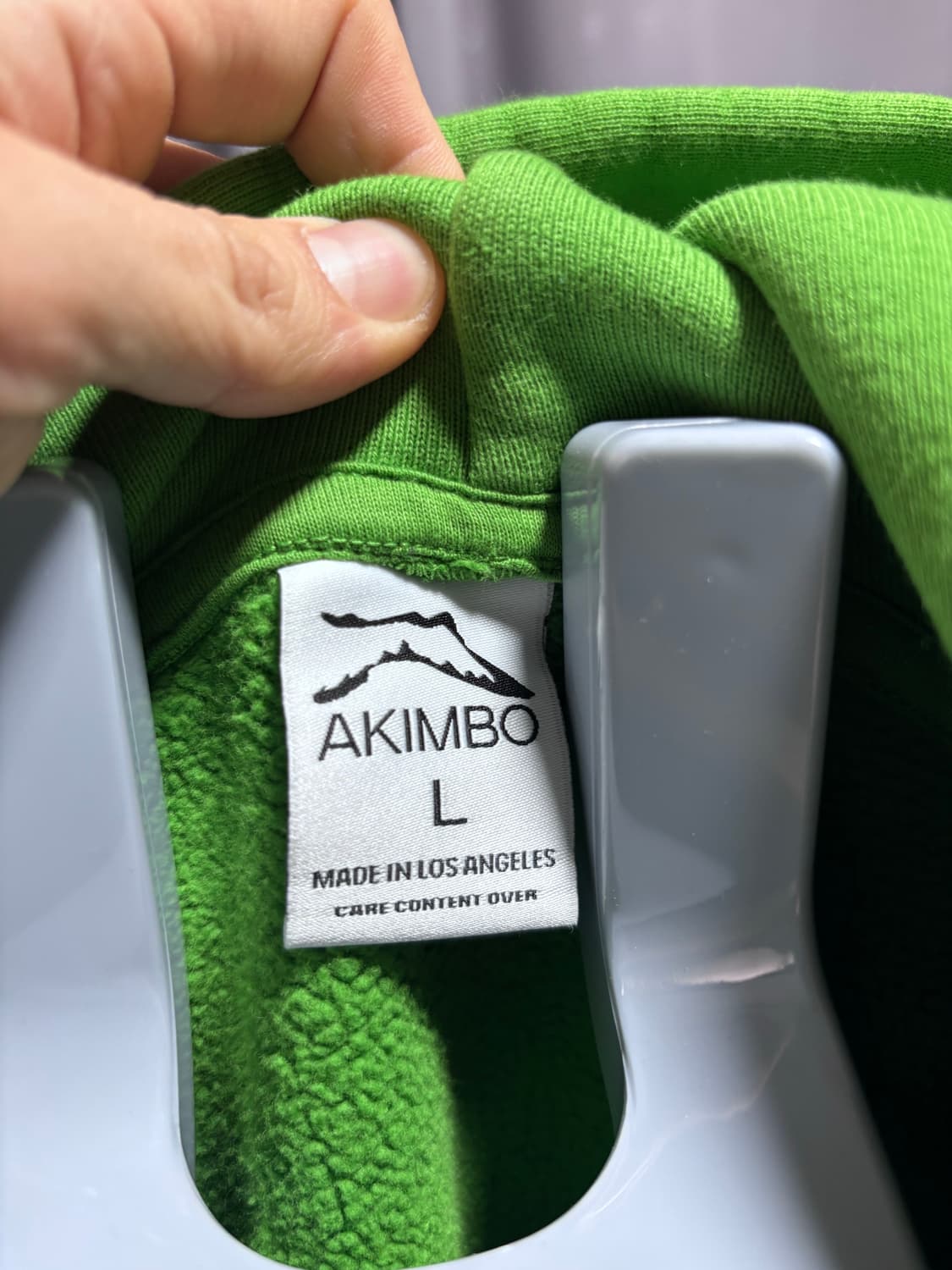 [L]아킴보클럽 후드 시그널그린 상품이미지7