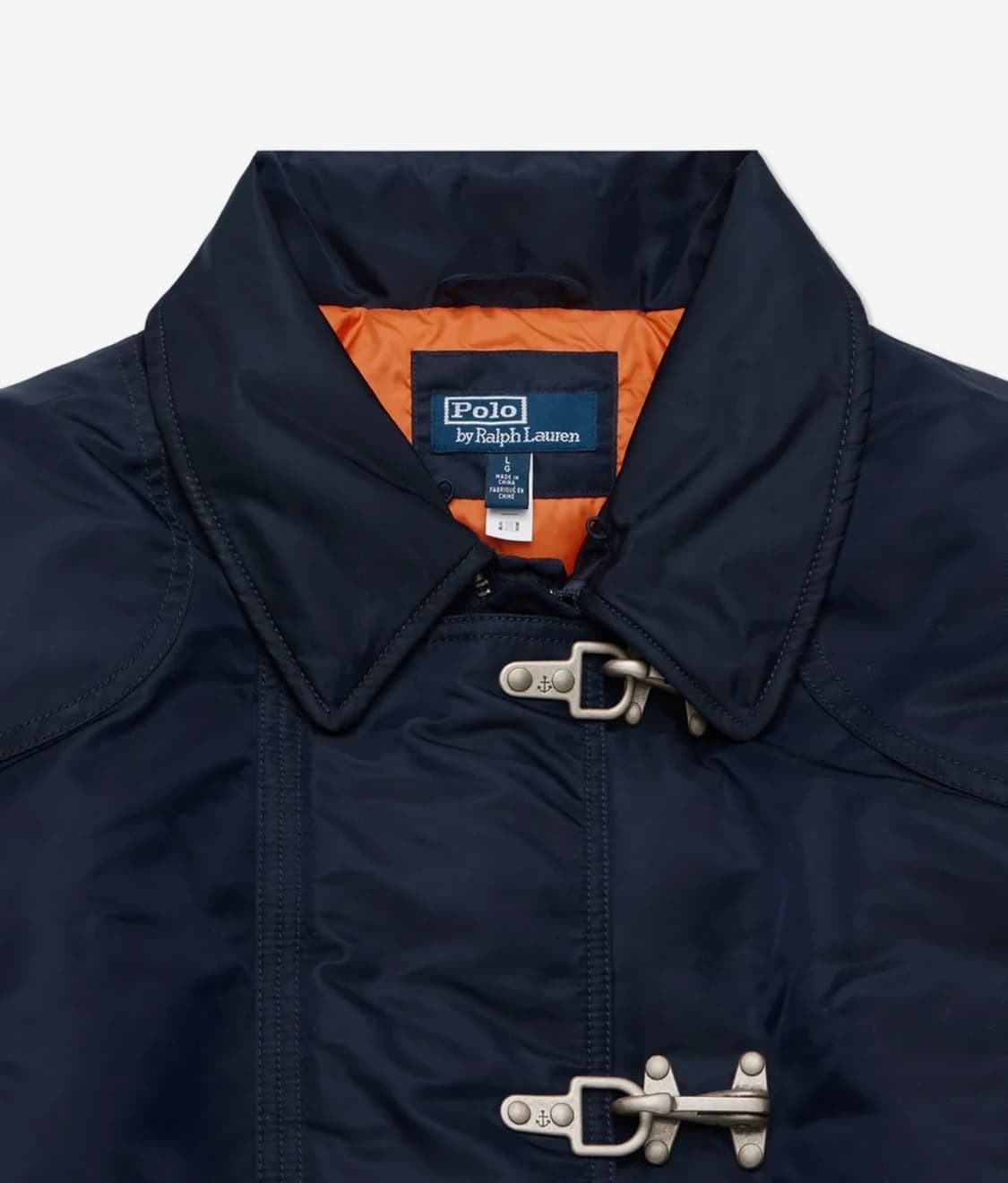 L) 폴로 랄프로렌 코틀랜드 시얼링 다운 재킷  파이어맨 자켓 네이비 상품이미지4