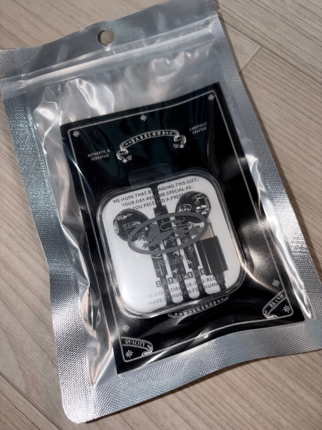 ✟ 배드블러드 줄 이어폰 새상품 ✟ 상품이미지1