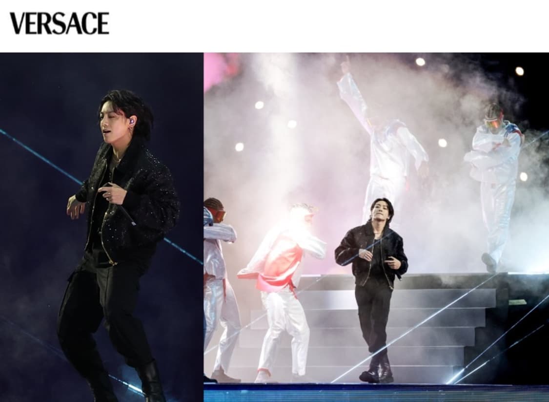 (BTS 정국 착용) 베르사체 라인스톤 바로크 봄버 자켓 상품이미지5