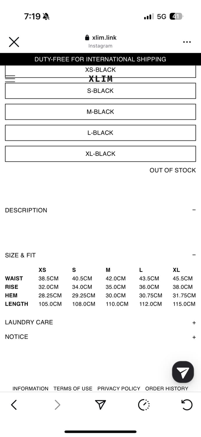 xlim EP.7 01 TROUSERS 상품이미지2