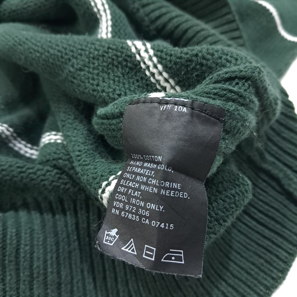 CL134 XL 노티카 90s 멀티 컬러 스트라이프 & 자수 로고 코튼 상품이미지5