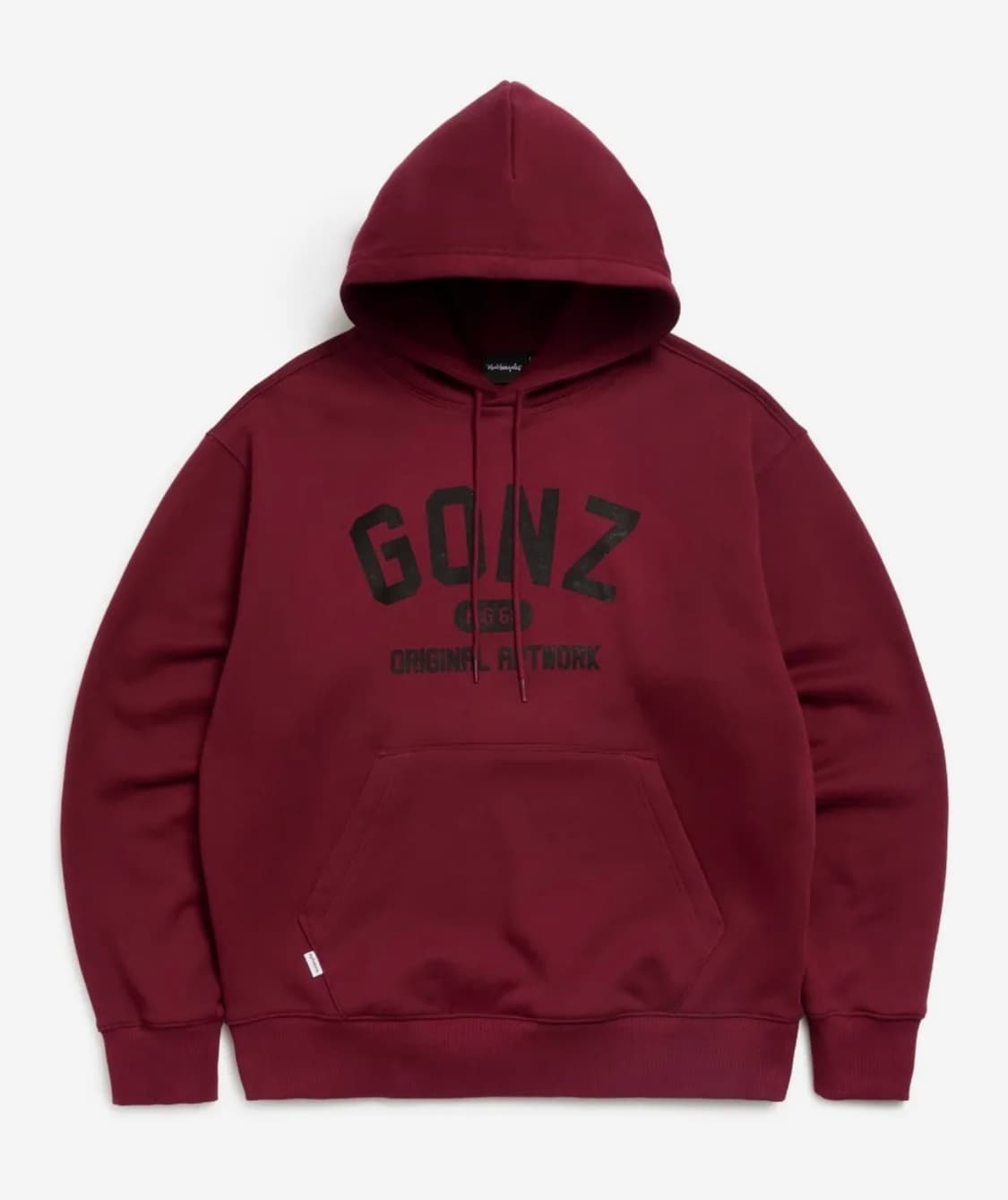 GONZ VARSITY SWEAT HOODIE - BURGUNDY 상품이미지1