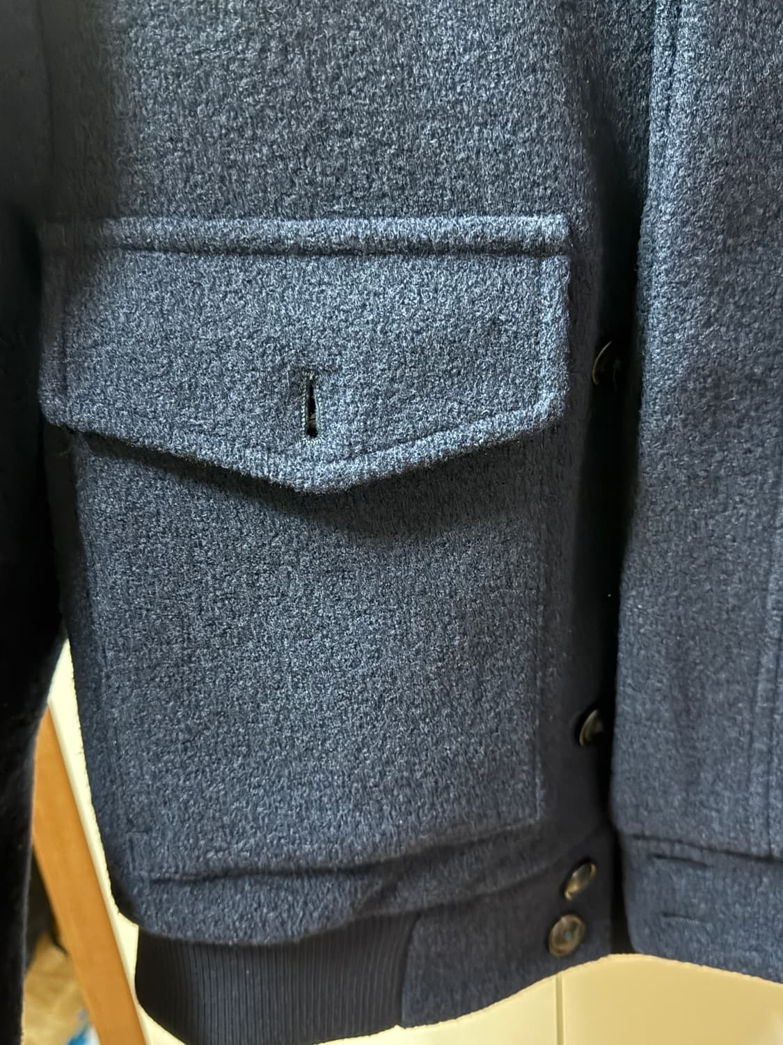 자라 오리진스 포켓 울 자켓 상품이미지4