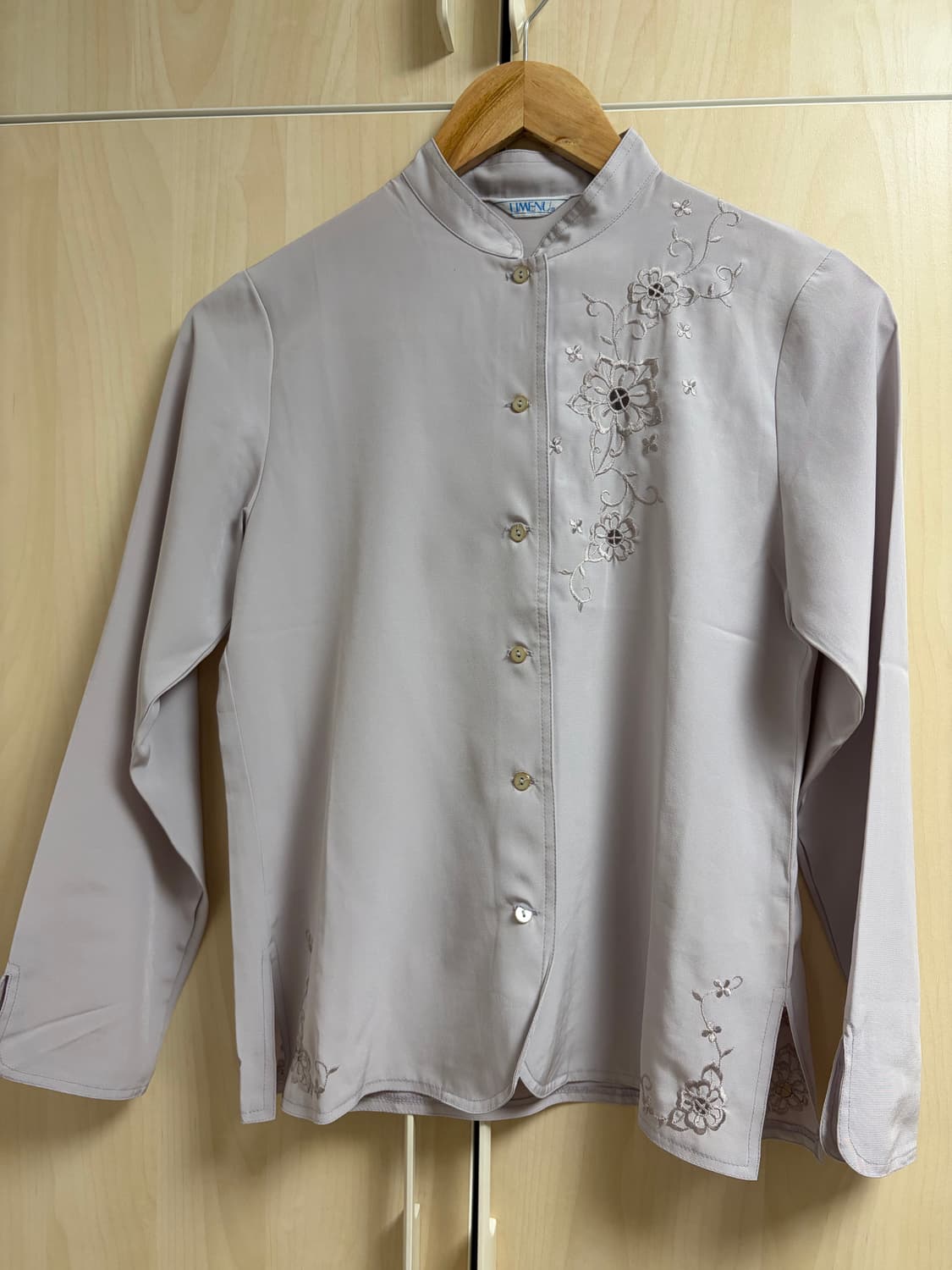 일본 LIMENU 자수 블라우스 S 상품이미지1