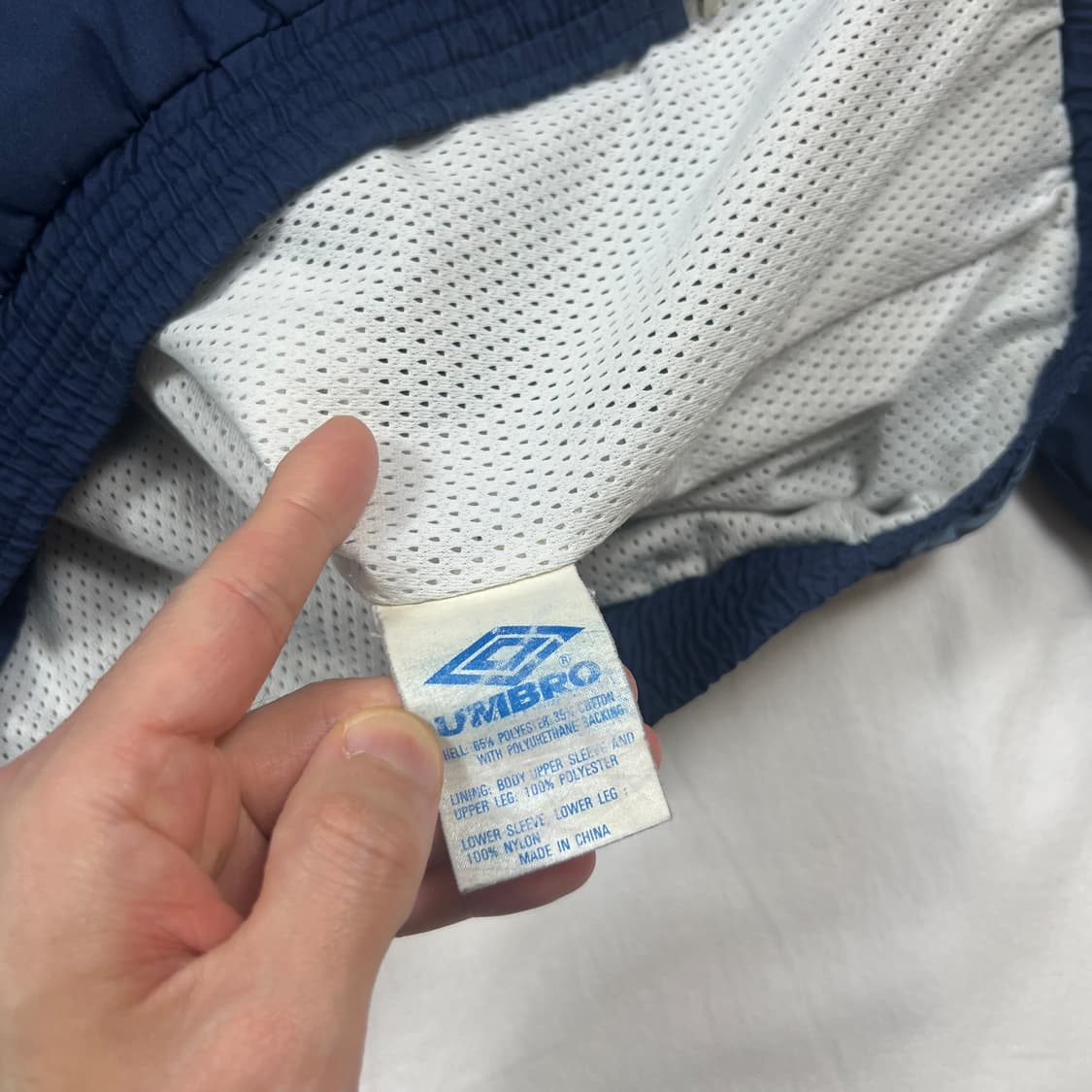 90‘s 엄브로 umbro 로고 바람막이 자켓 상품이미지8