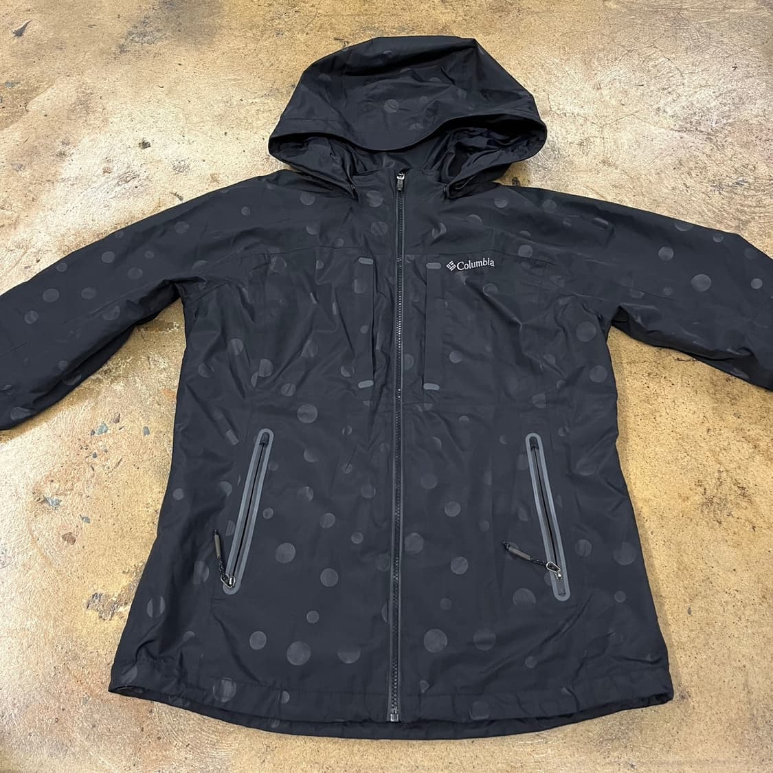 컬럼비아 블랙 도트 바람막이 상품이미지3