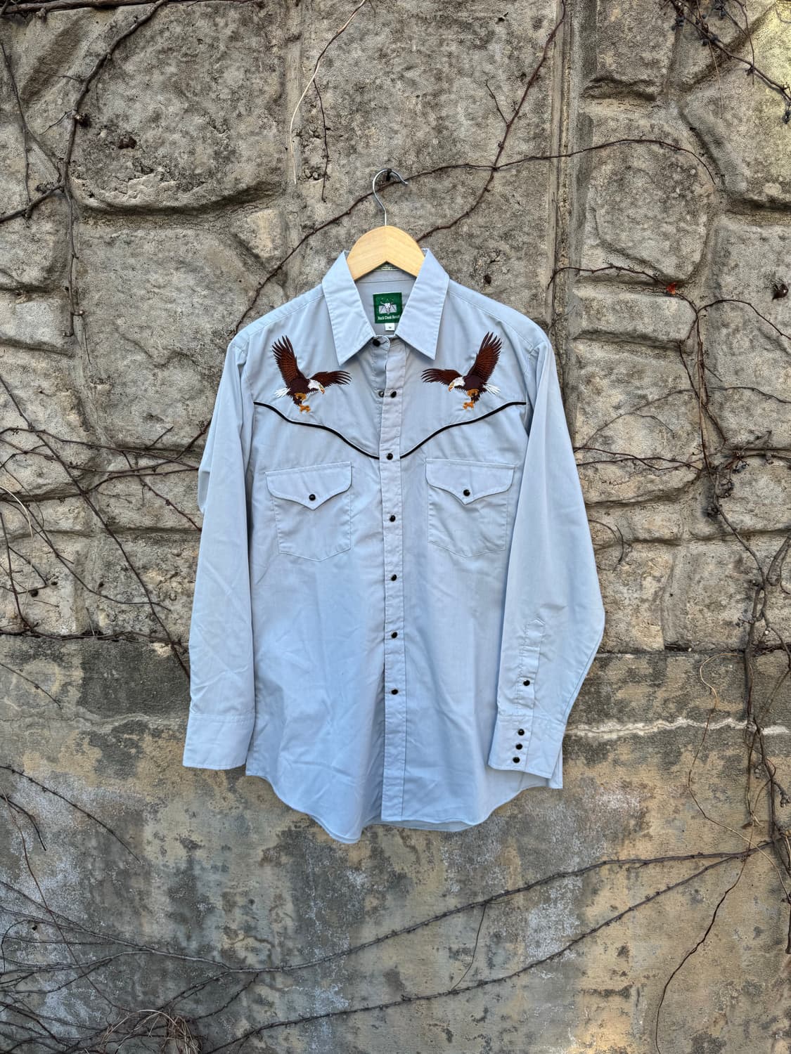 80~90s rock creek ranch 빈티지 자수 웨스턴 셔츠 상품이미지1