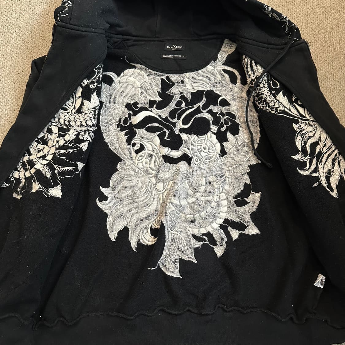 Marc Ecko Cut & Sew 오리엔탈 그래픽 풀집업 후드 상품이미지8