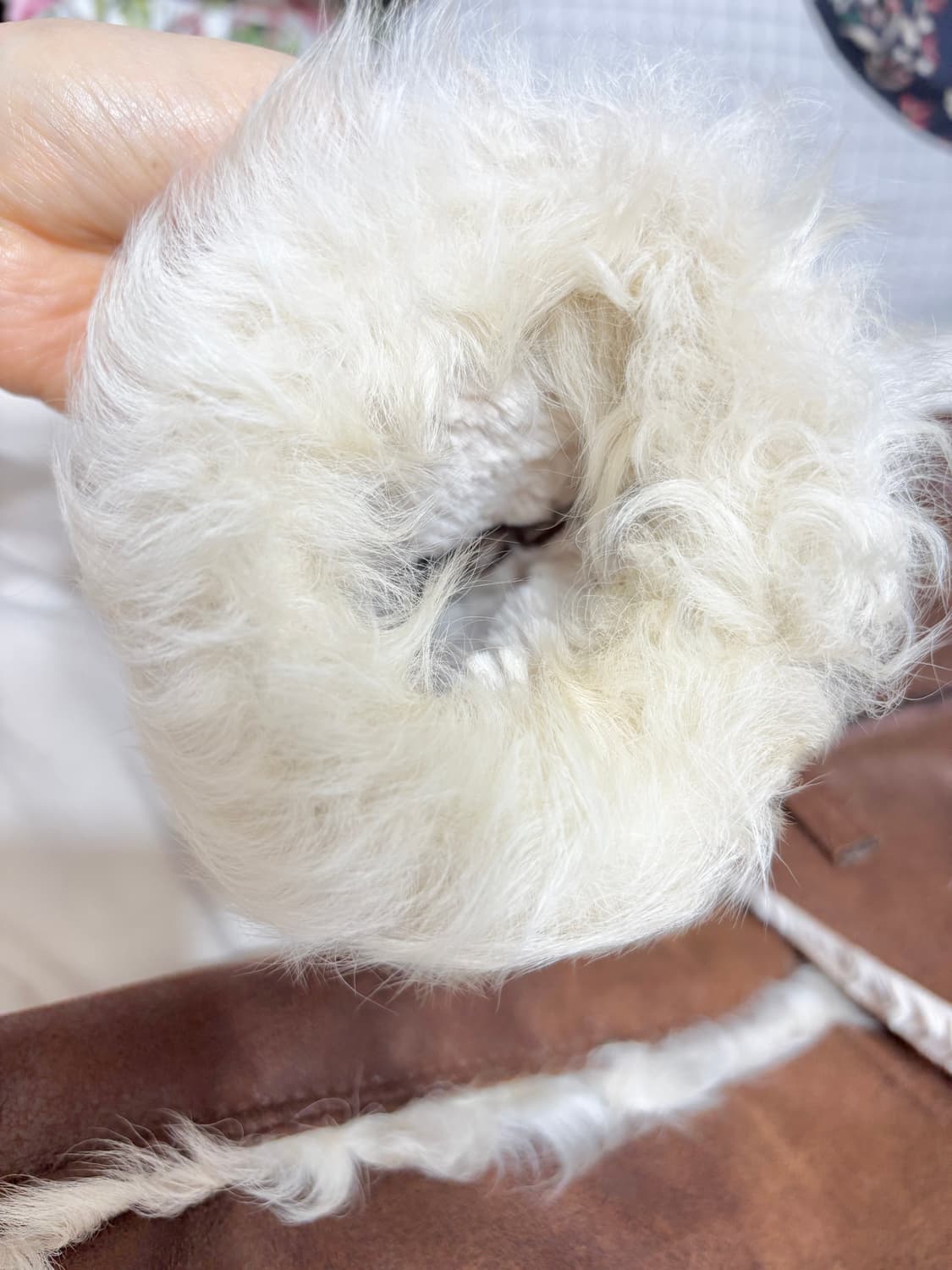 GGPXㅡ 천연 양털+ 천연 양가죽 라이더 털 자켓 s사이즈/새거수준 상품이미지5