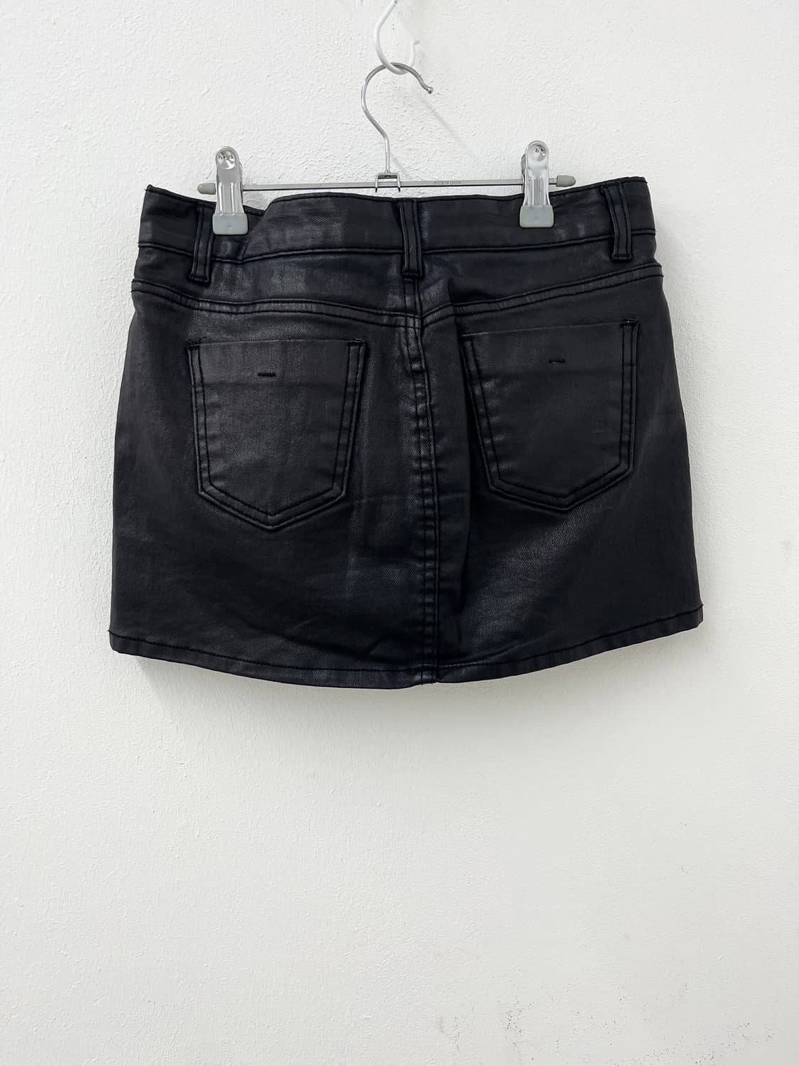 VINTAGE black denim skirt 상품이미지3