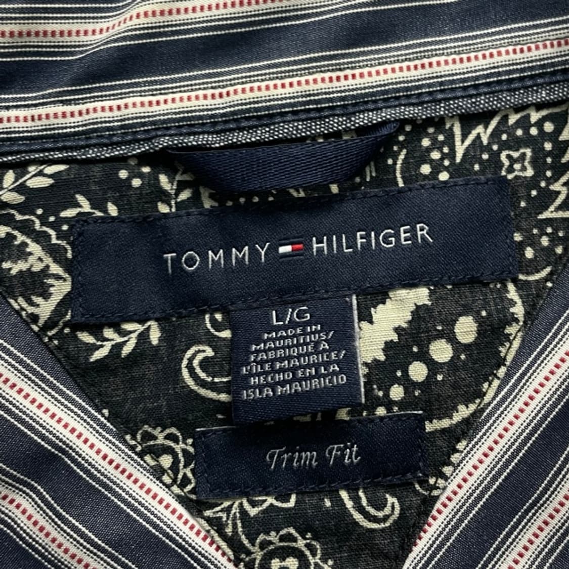 100 타미힐피거 스트라이프 셔츠  상품이미지4