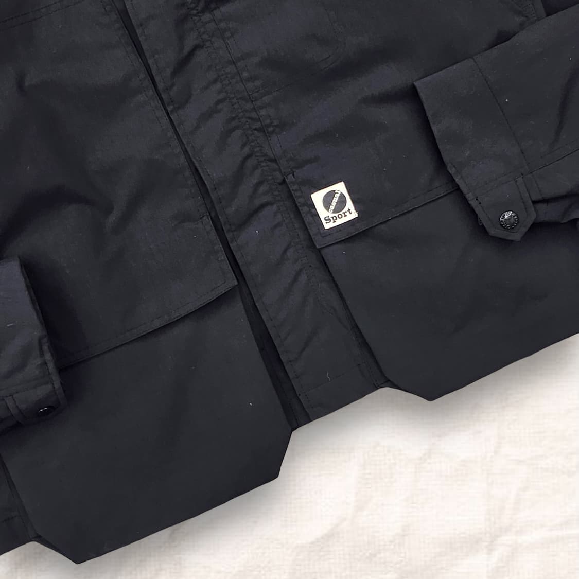 헤리티지플로스 나일론 헌팅 자켓 블랙 상품이미지4