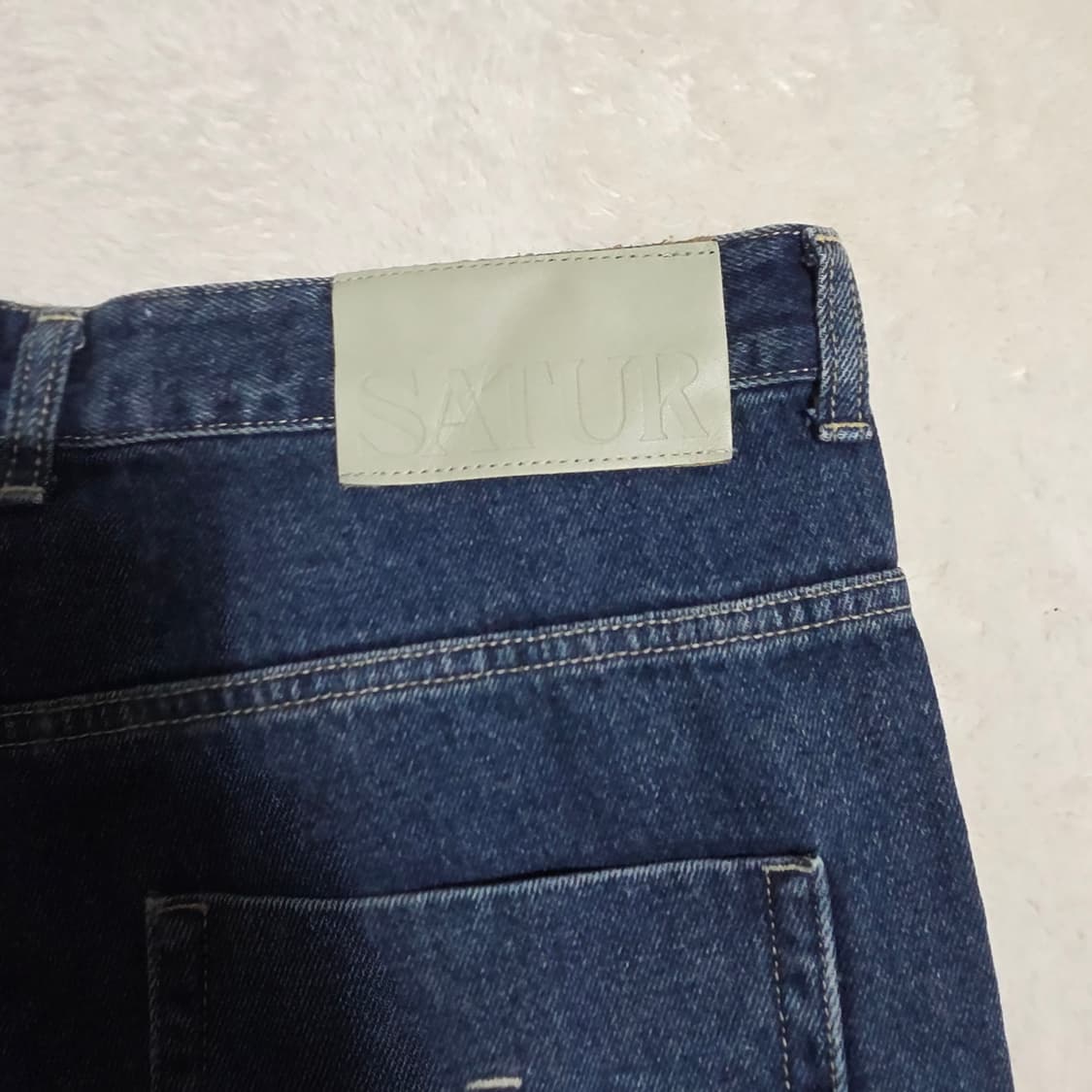 (M)SATUR 세터 브루클린 뉴트로 와이드 워시드 데님 팬츠 상품이미지4