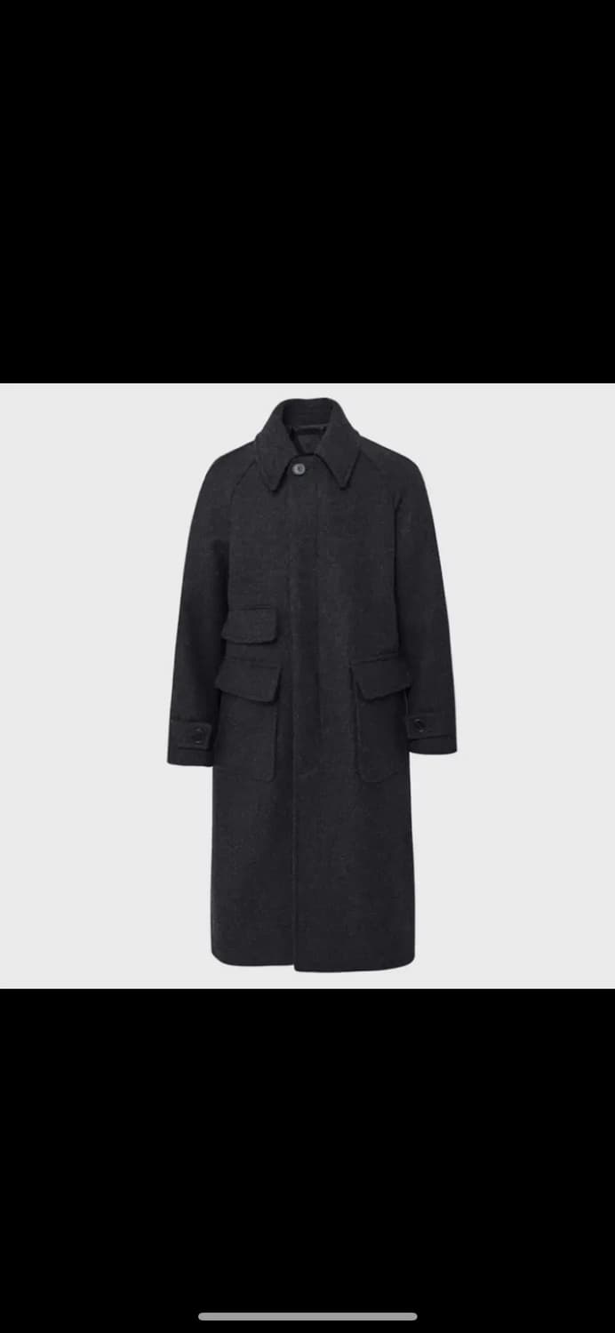 애프터프레이 발마칸 차콜 S 울코트 상품이미지1