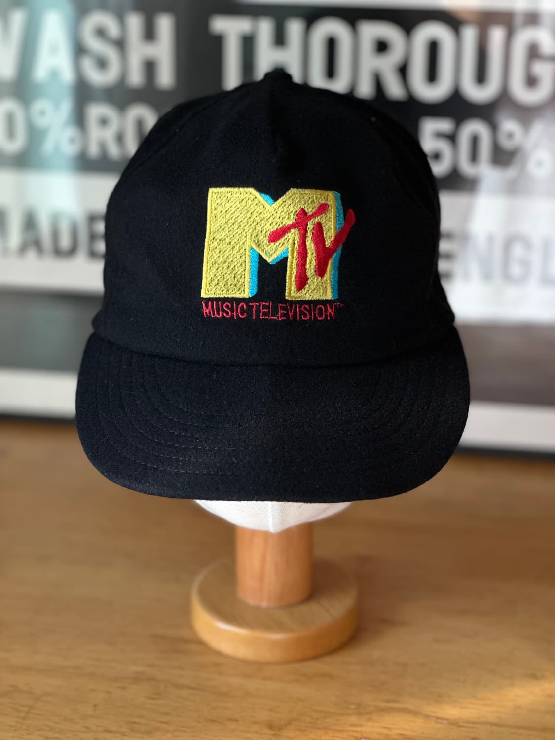 80s Mtv Hat 빈티지 울 모자 상품이미지1