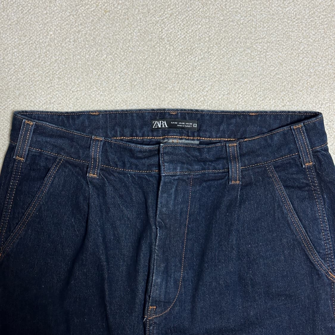 자라 테이퍼드 데님 팬츠 상품이미지3