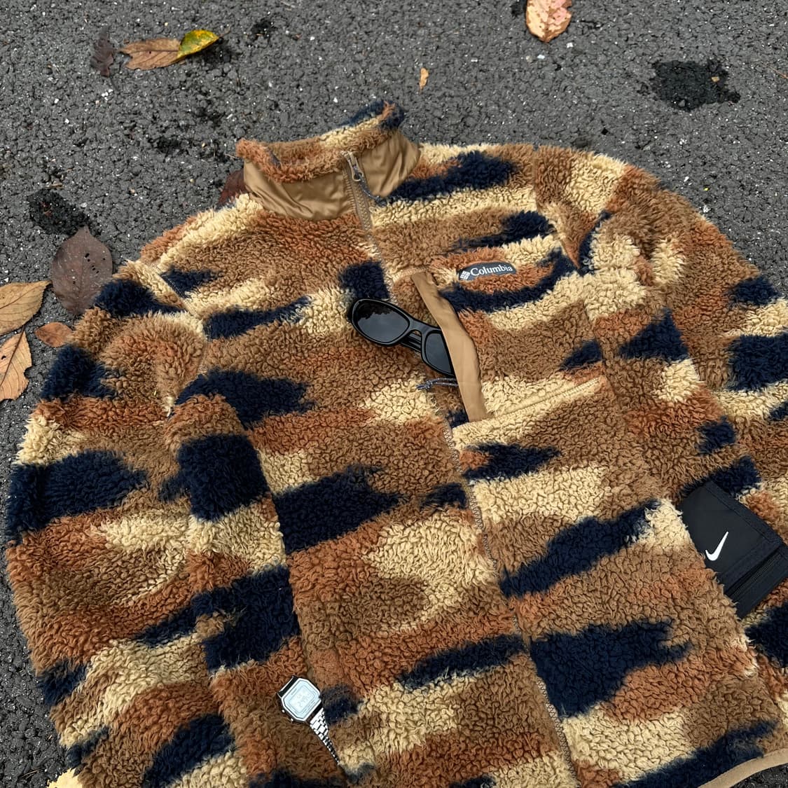 Columbia Camouflage Fleece Jacket 상품이미지2