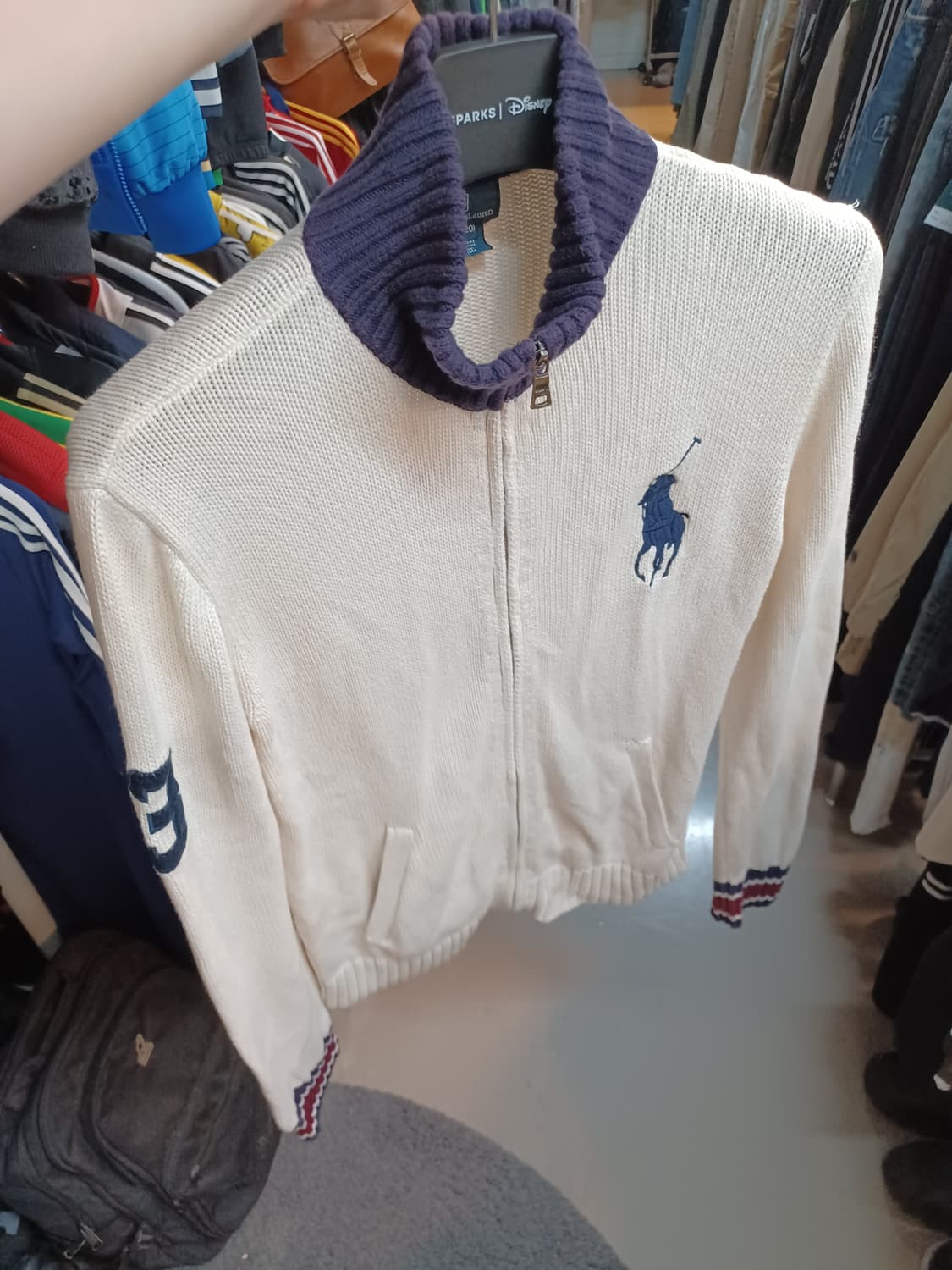 폴로랄프로렌 빅포니 니트 집업 18-20 오트밀  상품이미지6
