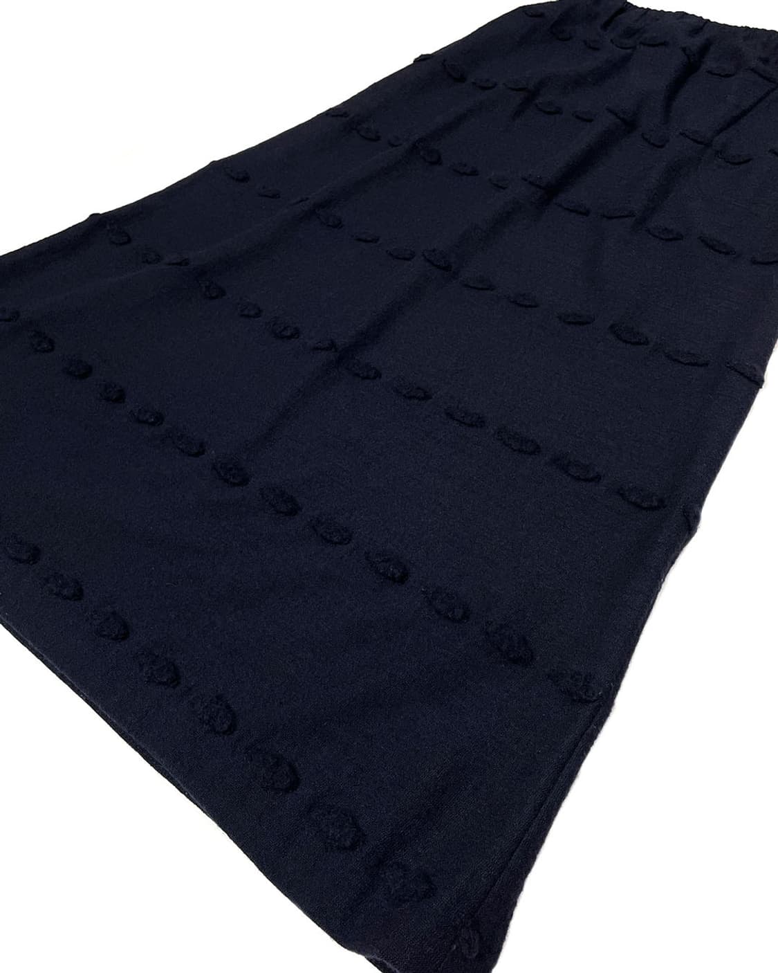 Issey Miyake 네이비 엠보 롱 스커트 set up 상품이미지5