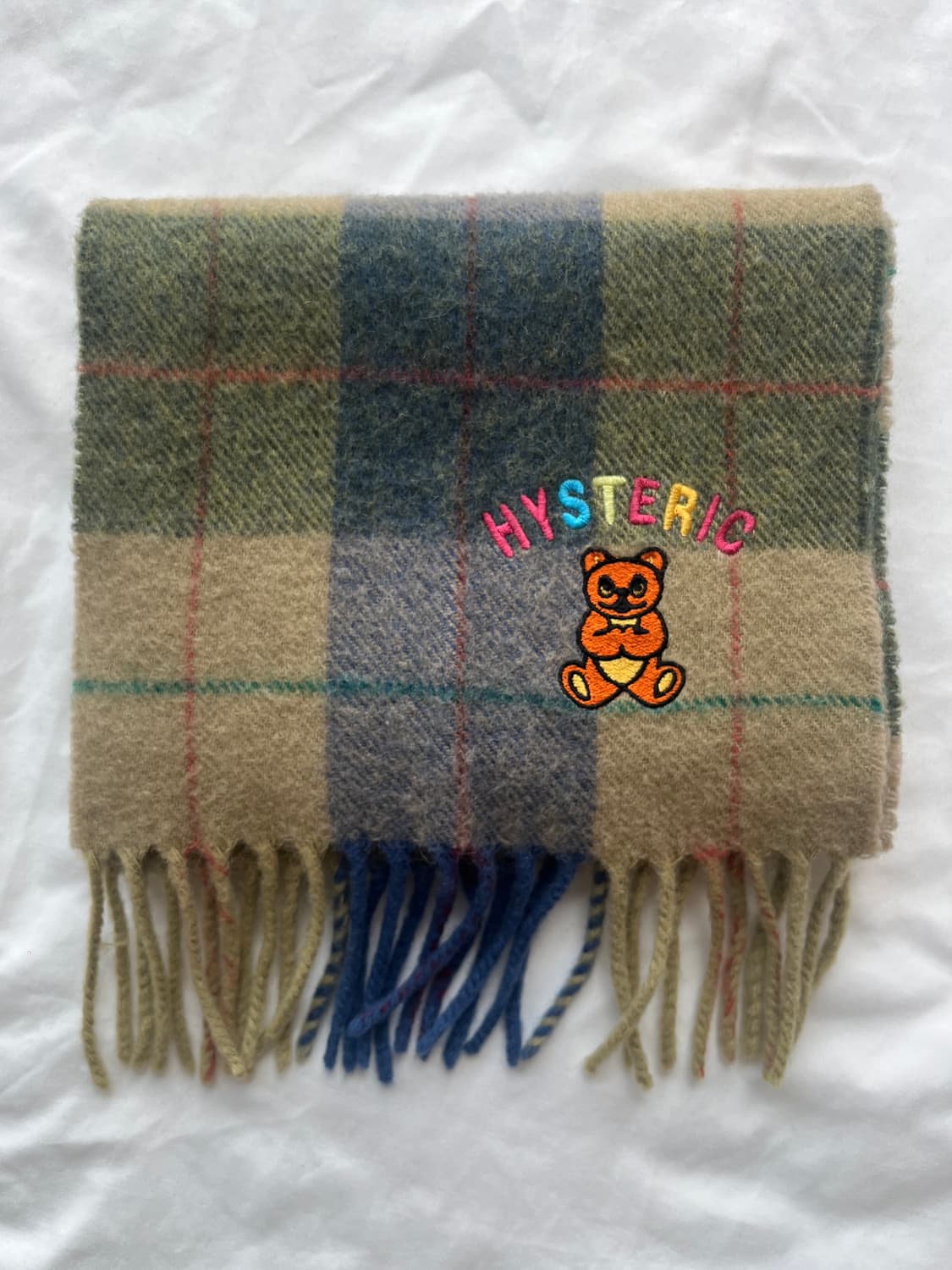 히스테릭 글래머 아카이브 스코틀랜드 램스울 목도리 머플러 상품이미지3