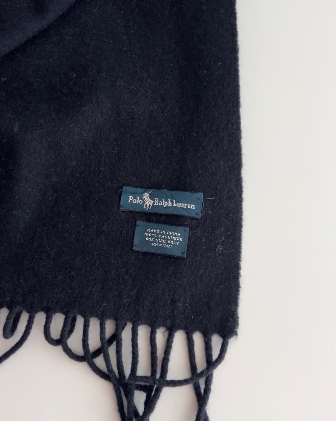 폴로 랄프로렌 네이비 캐시미어 머플러 상품이미지3
