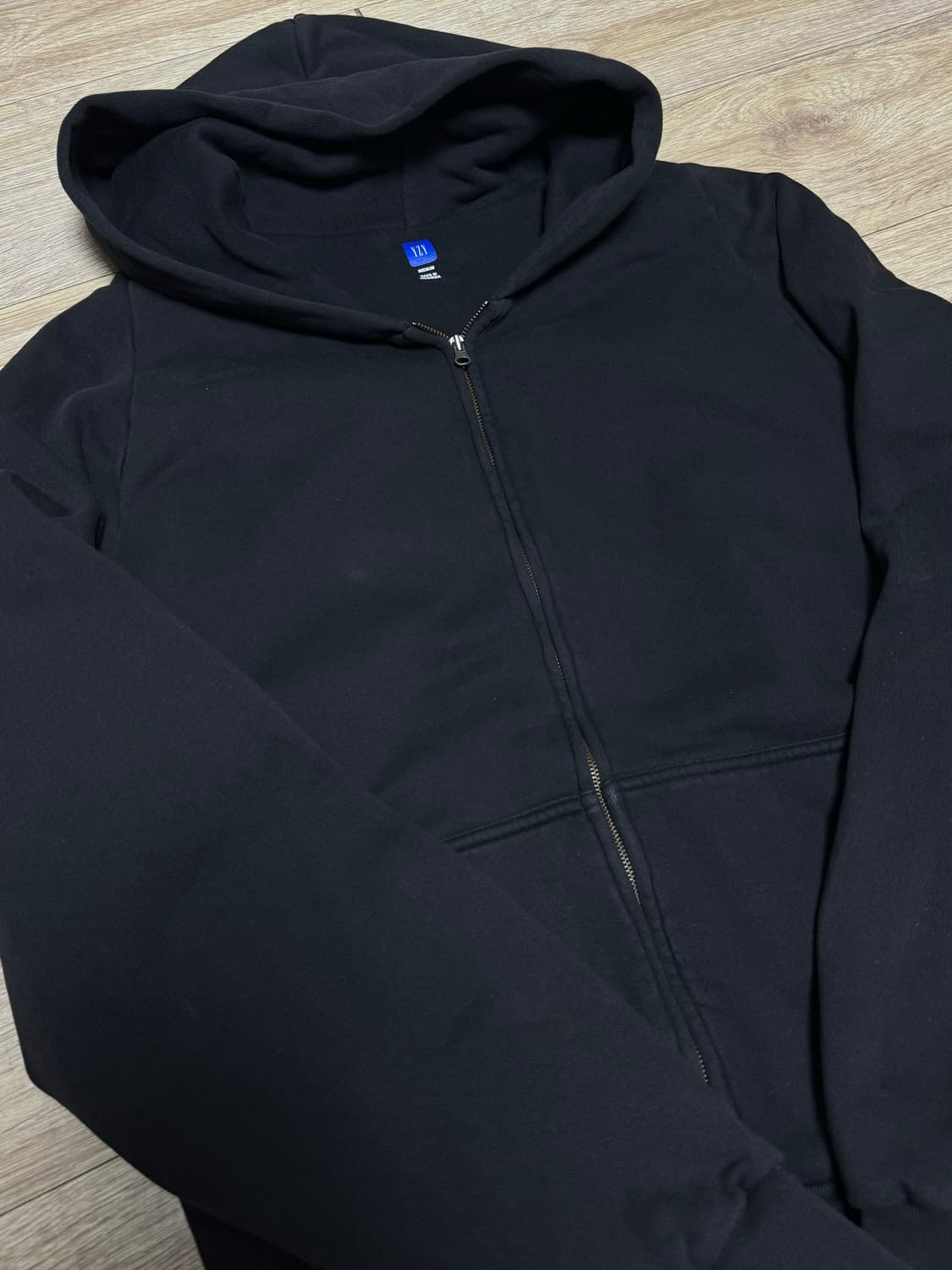 이지 YZY 집업 후드 블랙 상품이미지2