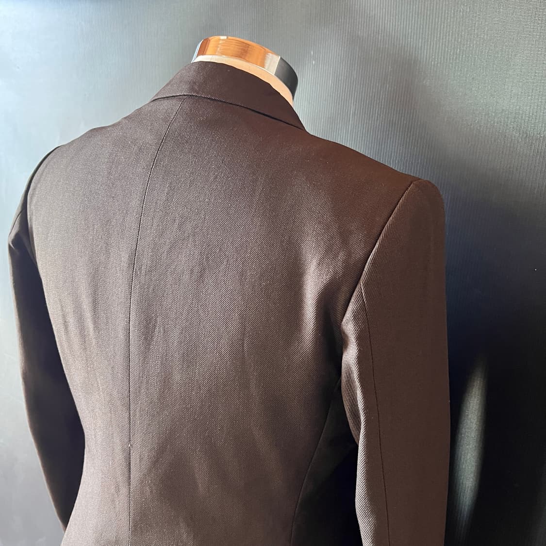  80s 프랑스 입생로랑 금장 로고 더블 자켓 Made in France 상품이미지7