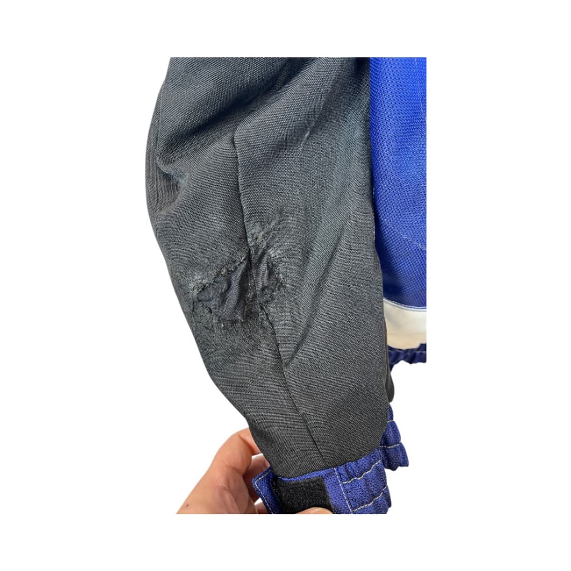 L) 스즈키 빈티지 레이싱 자켓 블루/화이트 컬러블록 OJ-054 상품이미지8