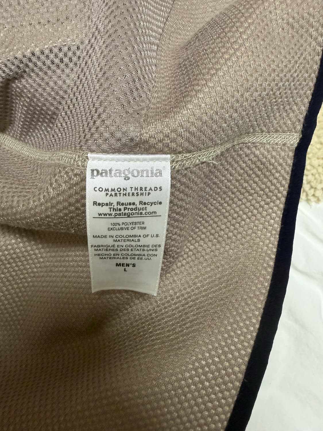 [당일출고,L사이즈] 파타고니아 레트로 플리스 내추럴 후리스 상품이미지4