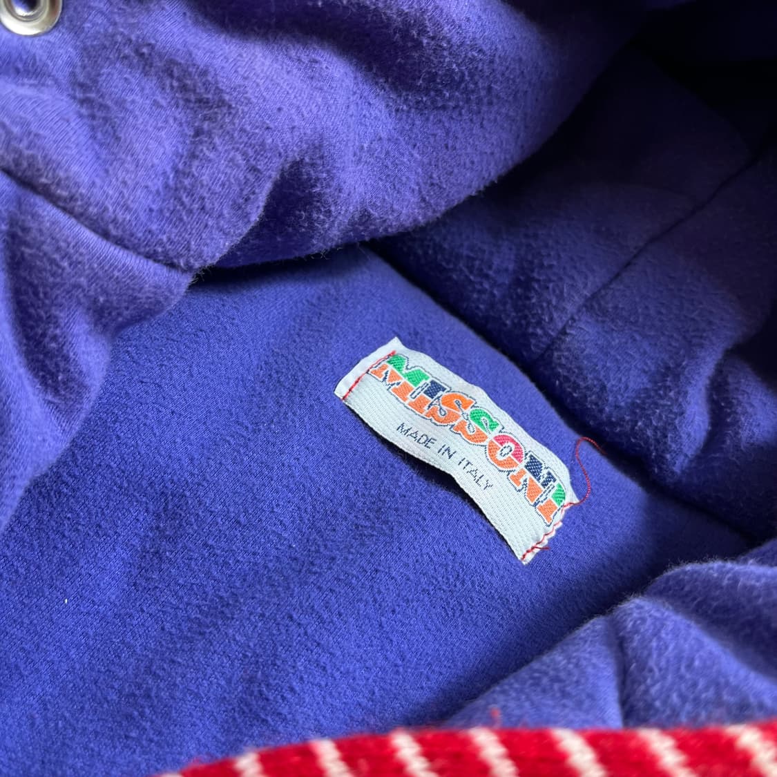 Missoni 미쏘니 멀티컬러 후리스 후드 자켓(M) 상품이미지3