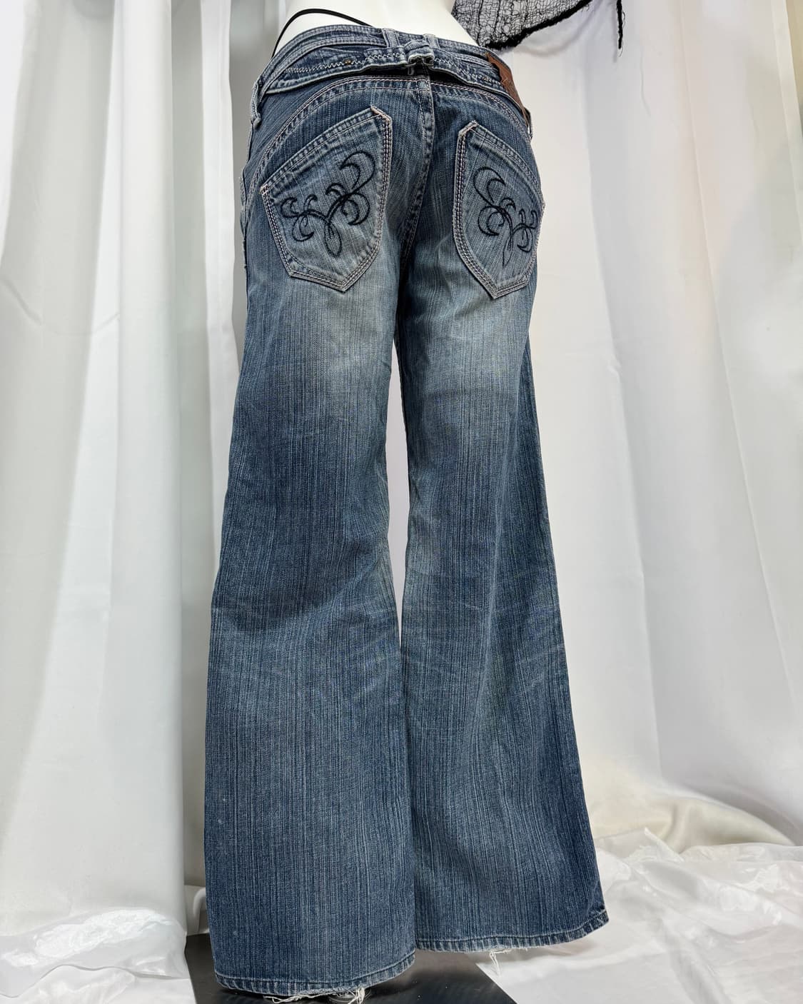 printing denim pants 상품이미지1