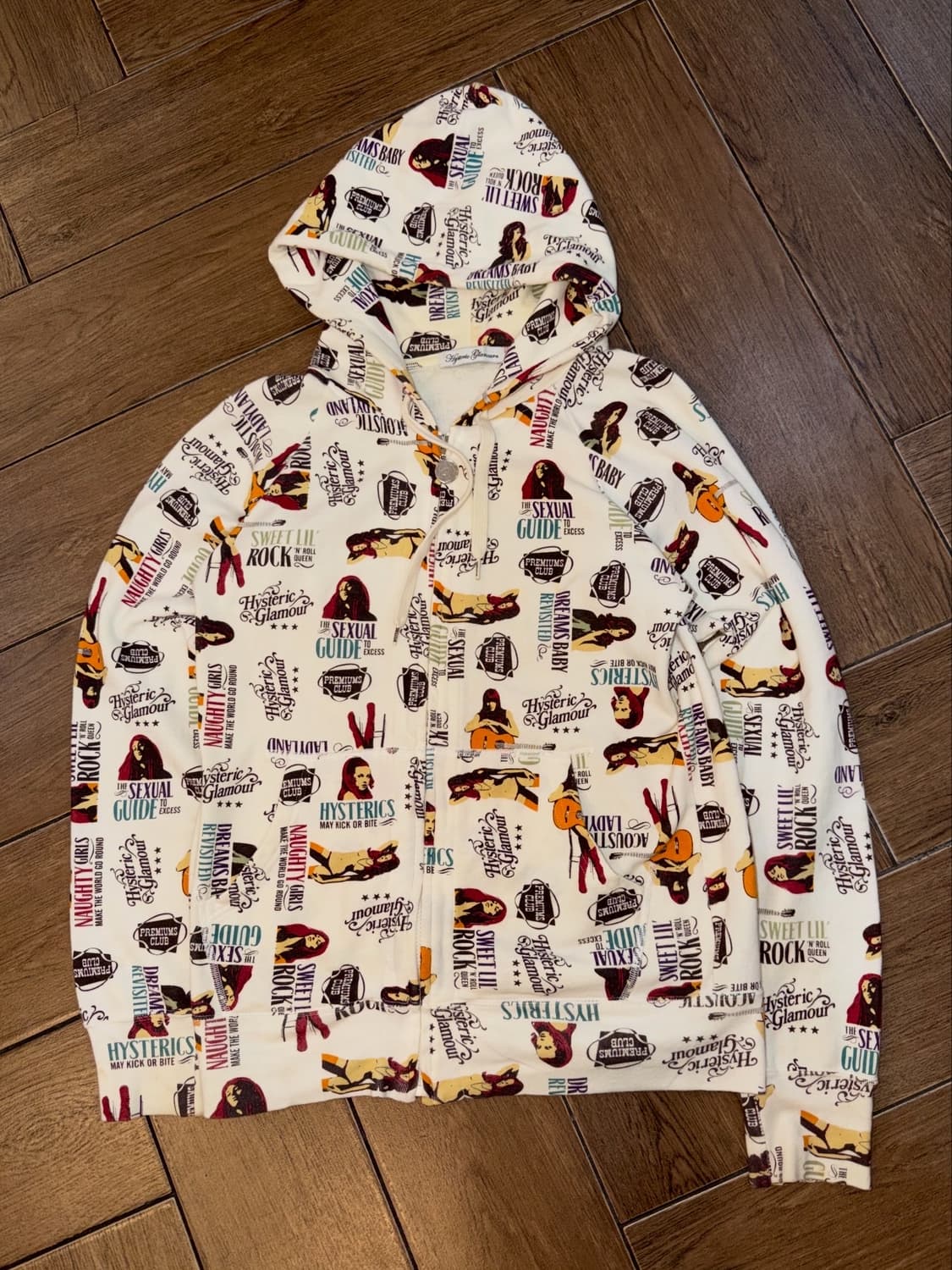 히스테릭글래머 히스걸 풀 프린팅 후드집업 상품이미지9