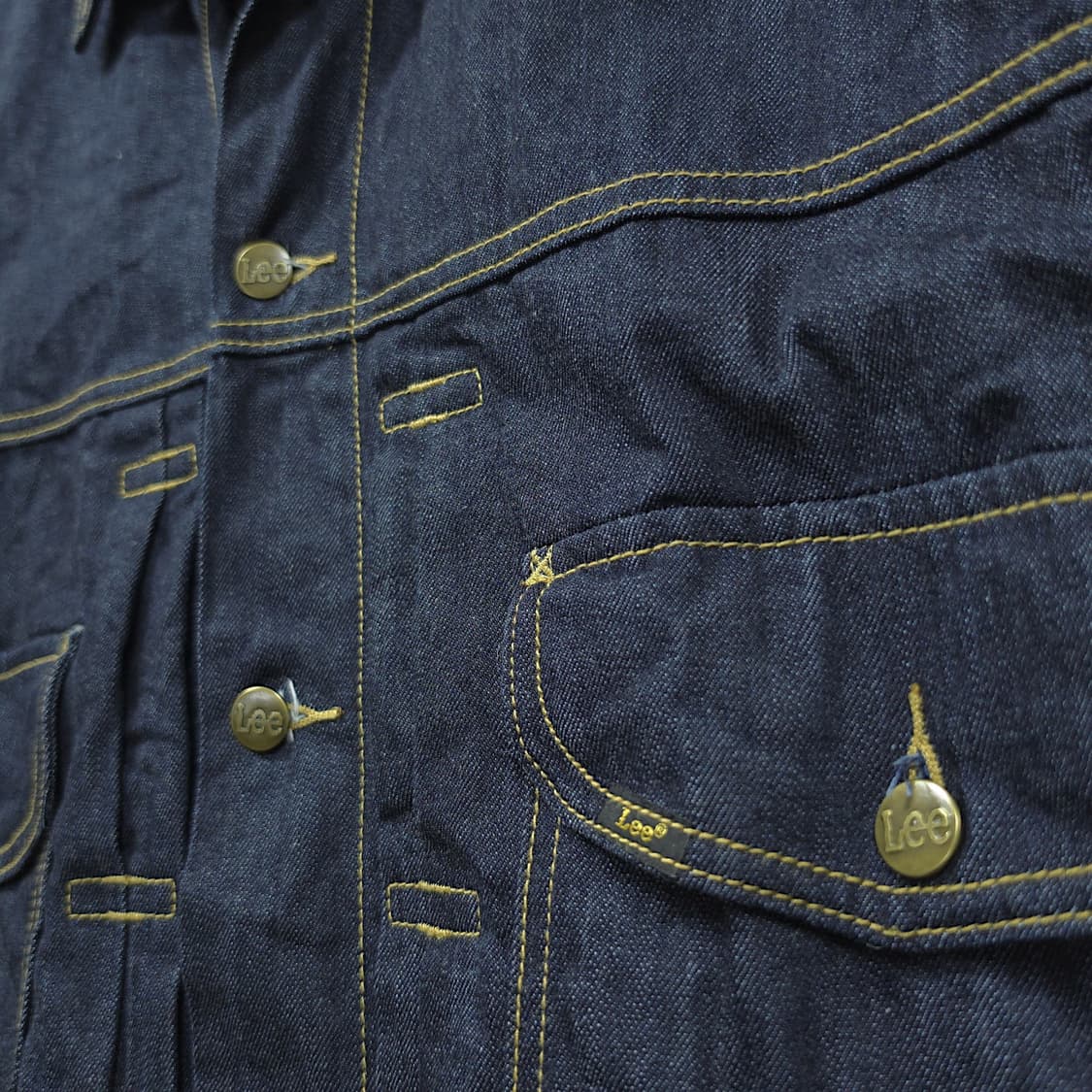 [L] 리(Lee) 인디고 데님 코듀라 트러커 자켓 상품이미지4