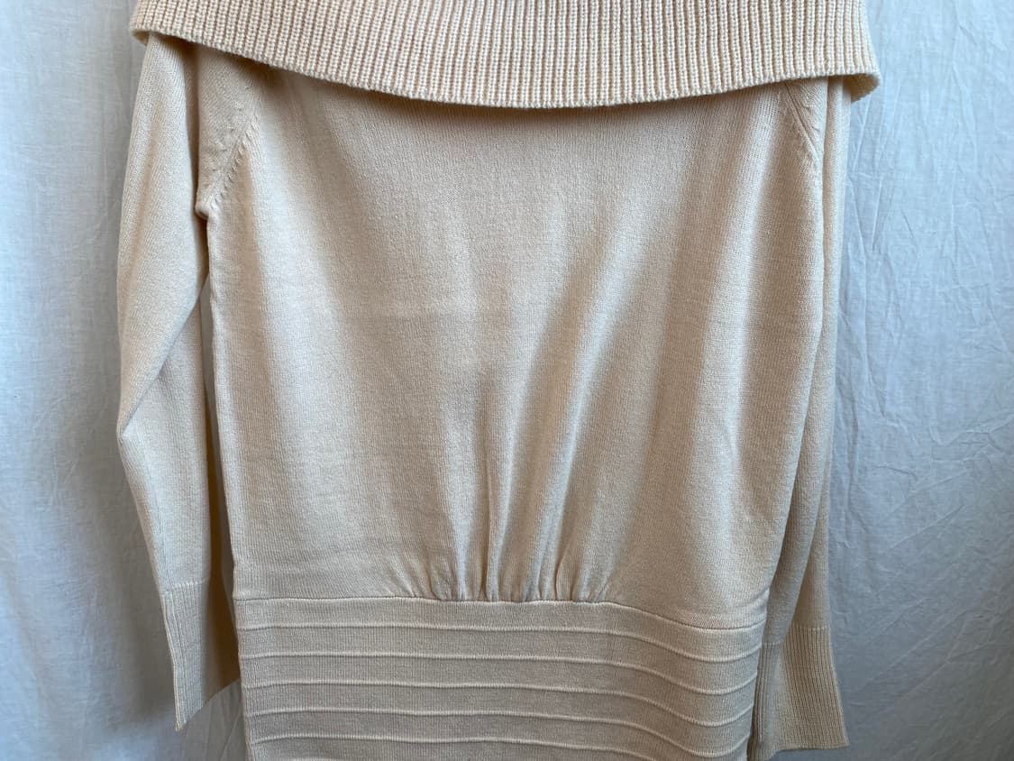 LA DO DA 아이보리 하이넥 니트(M/미사용품) 상품이미지5