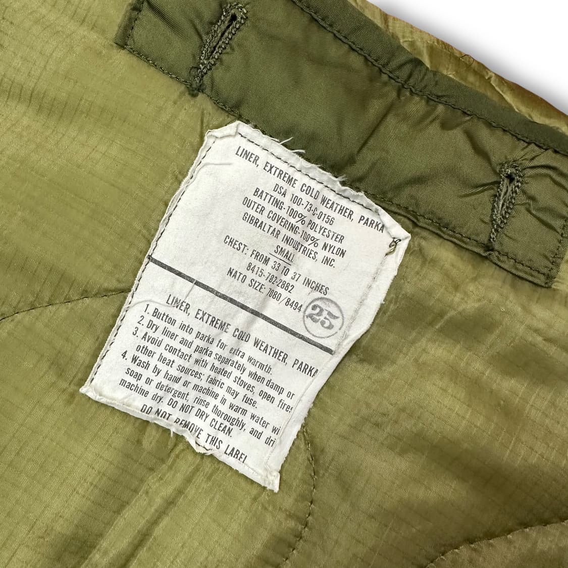 미군 오리지널 m65 피쉬테일 내피 상품이미지6