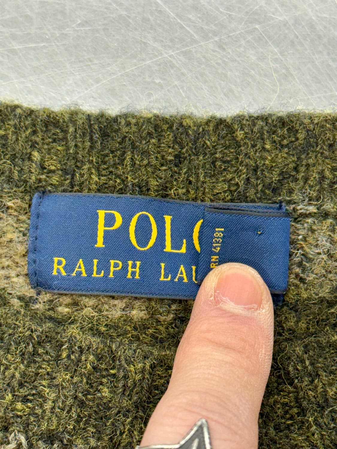 폴로 랄프로렌 카모 플라주 엘보패치 니트 상품이미지8