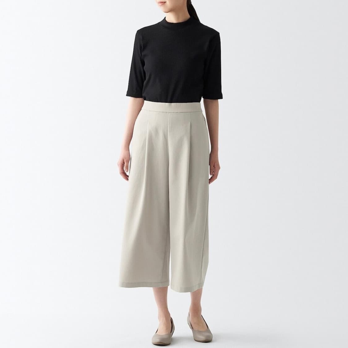 무인양품 폴리에스터 크롭팬츠 (새상품) 상품이미지7