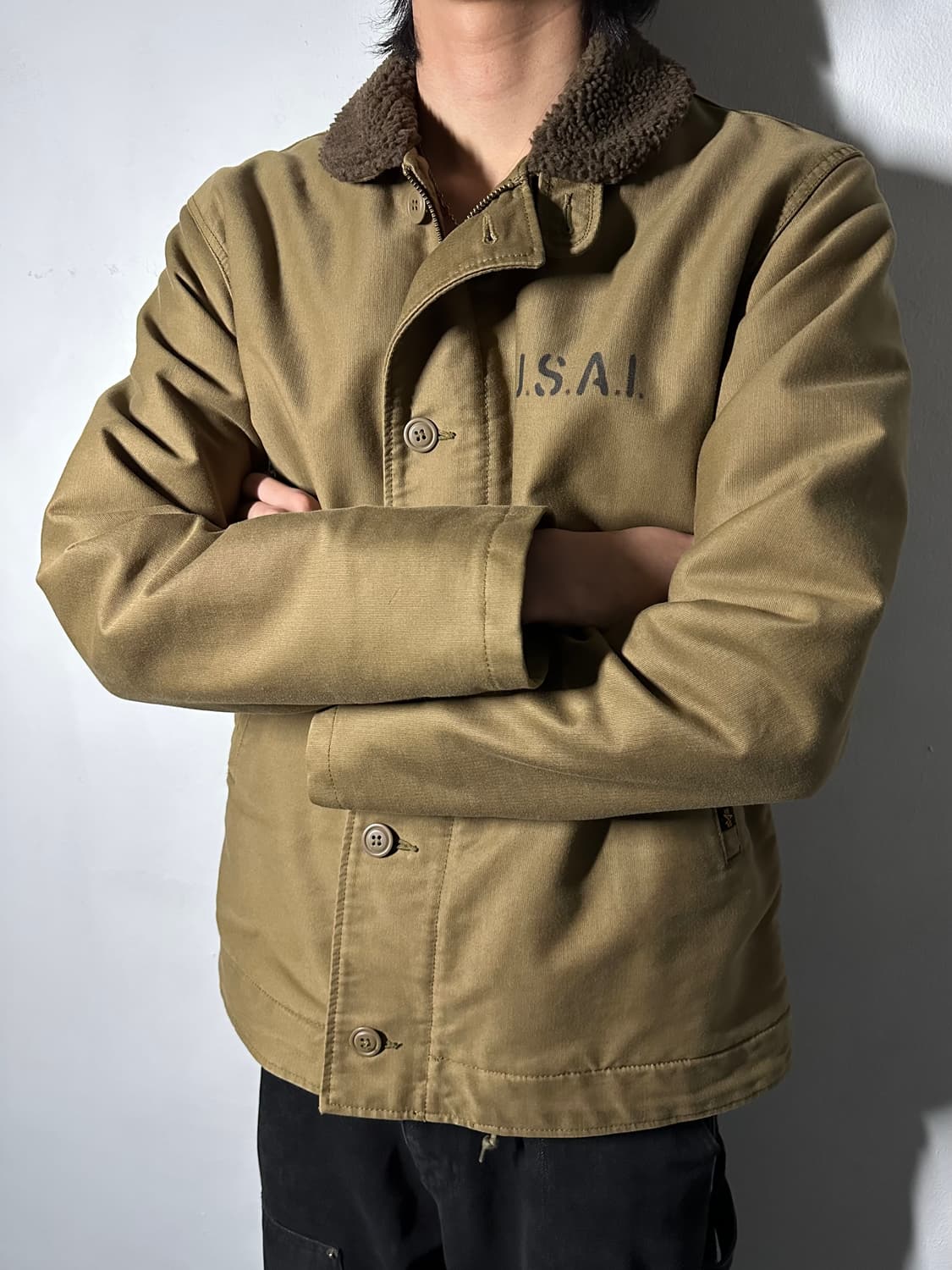 Alpha N-1 Deck Jacket (Beige) 상품이미지1