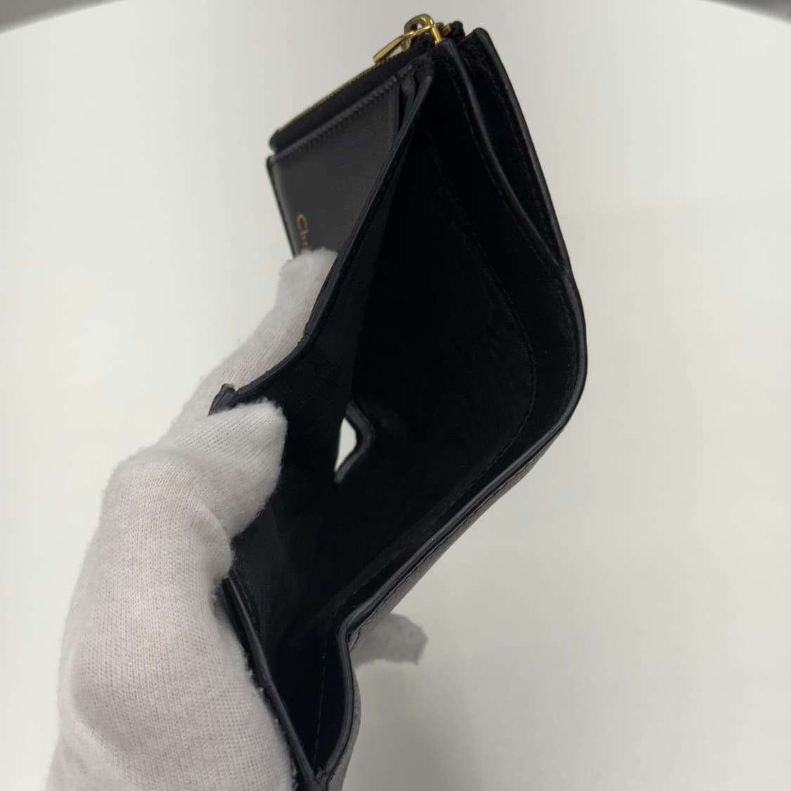 [OS] 디올 카프스킨 새들 로투스 반지갑 상품이미지9