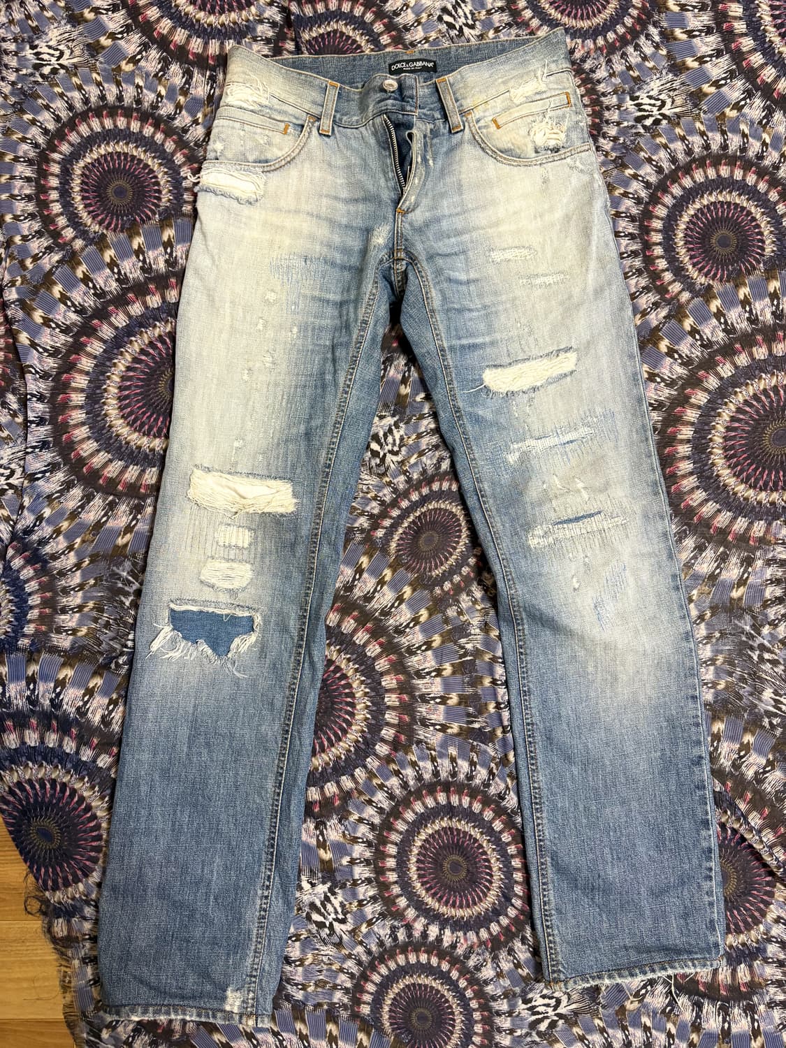Dolce & Gabbana Distroyed denim pants 상품이미지1