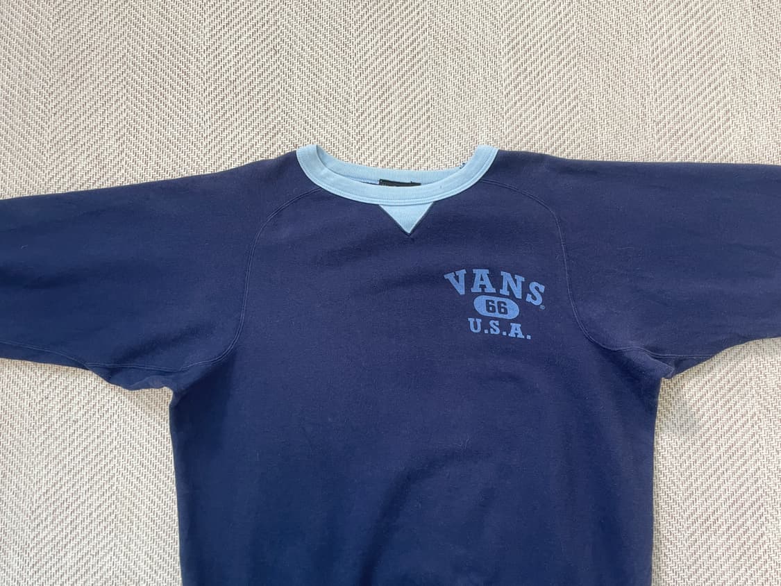 9~00s 올드 van 반스 거셋 스웻셔츠 J03942 상품이미지3