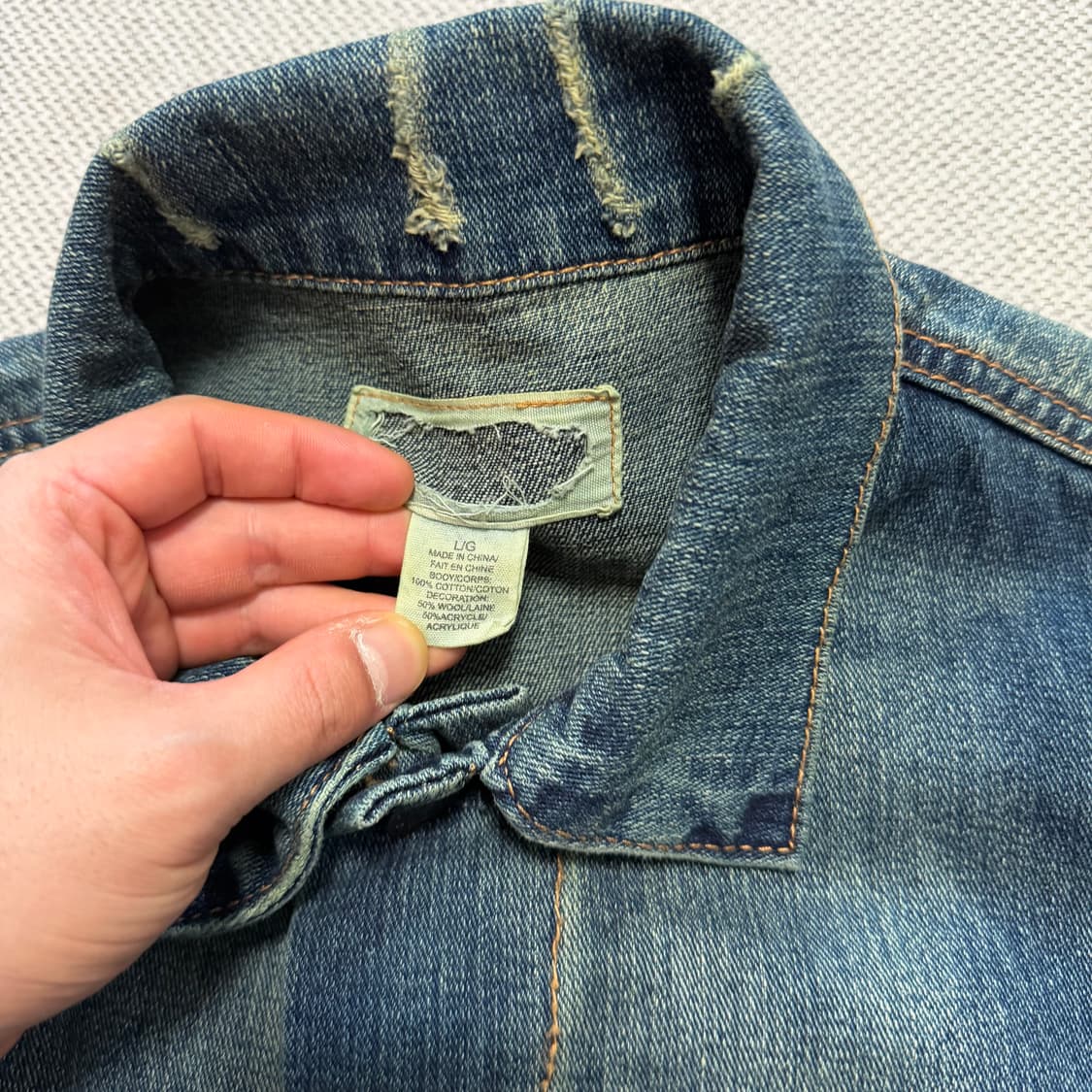 데님 앤 서플라이 랄프로렌 치마요 자수 데님 자켓 상품이미지2