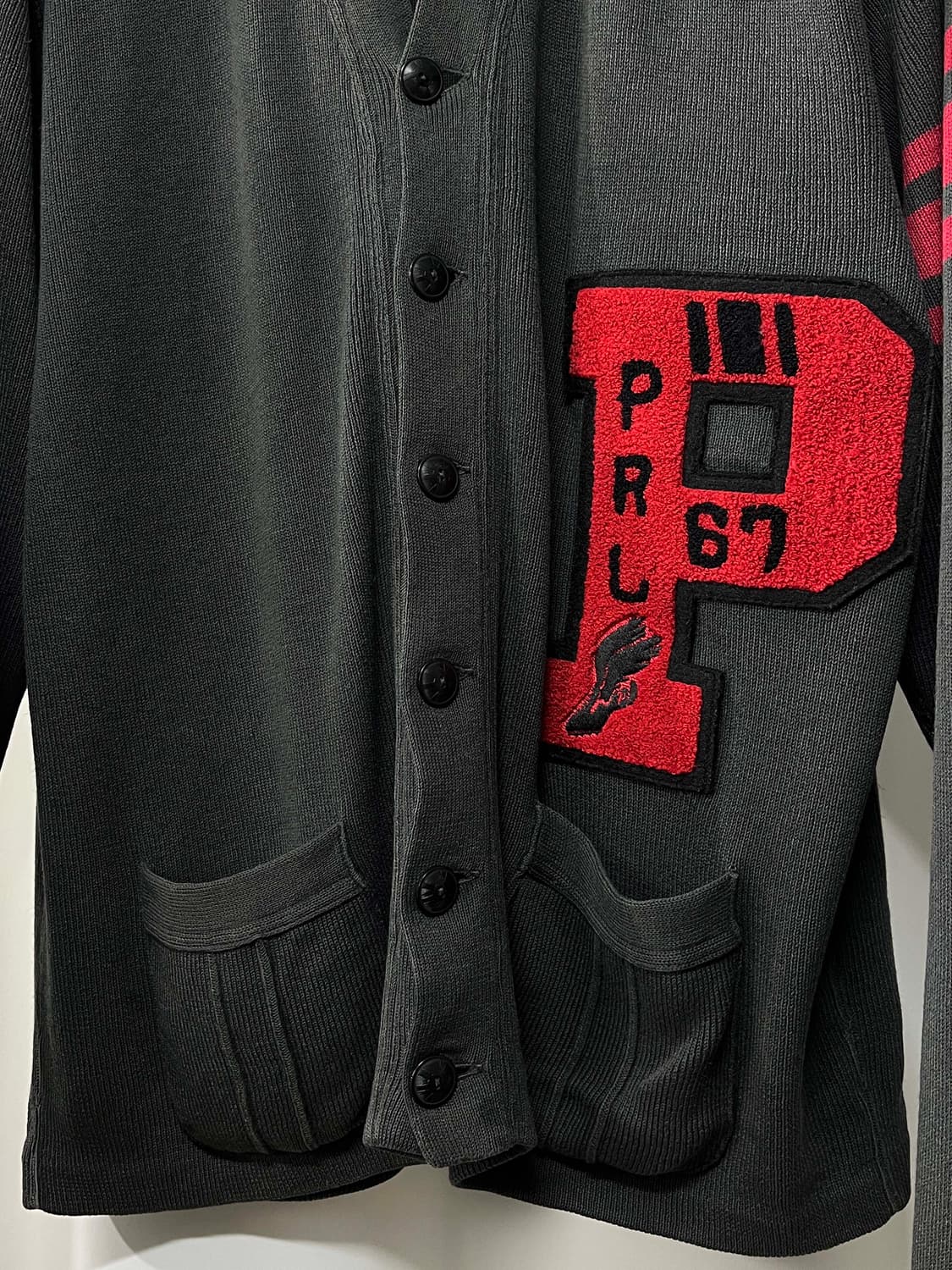 폴로 랄프로렌 레터맨 유니버시티 스웻 바시티 가디건 자켓 상품이미지7