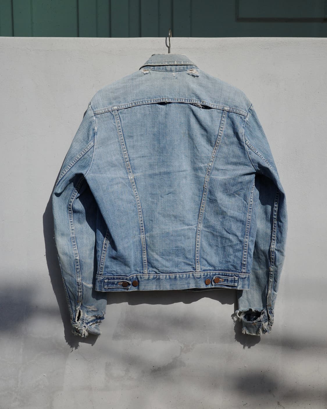 70s Wrangler 124mj 디스트레스드 데님 자켓 상품이미지5